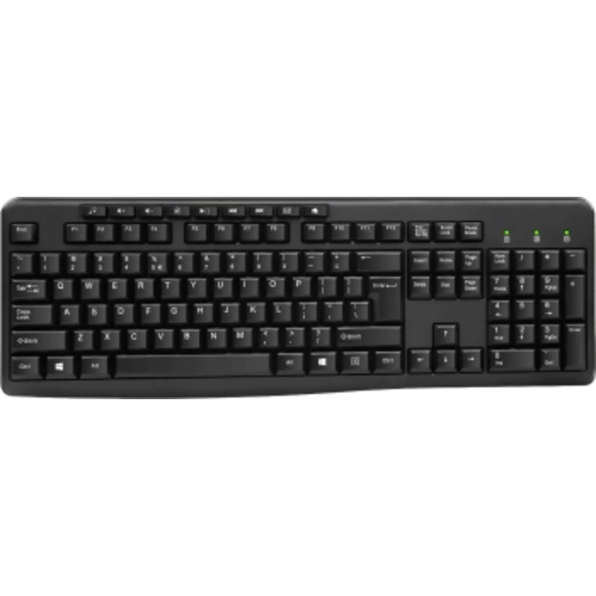 Клавиатура Оклик 305M черный USB Multimedia (1659987)