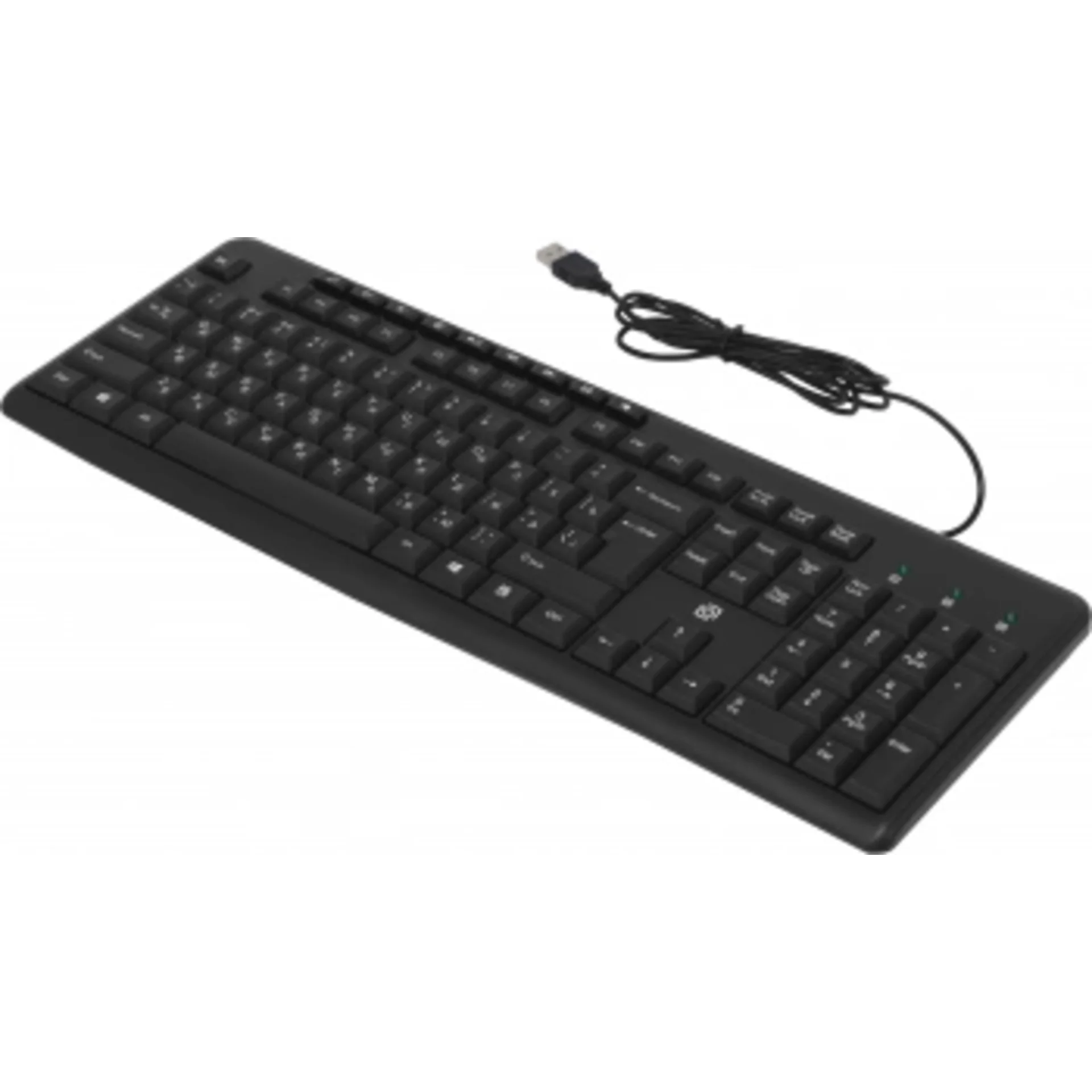 Клавиатура Оклик 305M черный USB Multimedia (1659987)