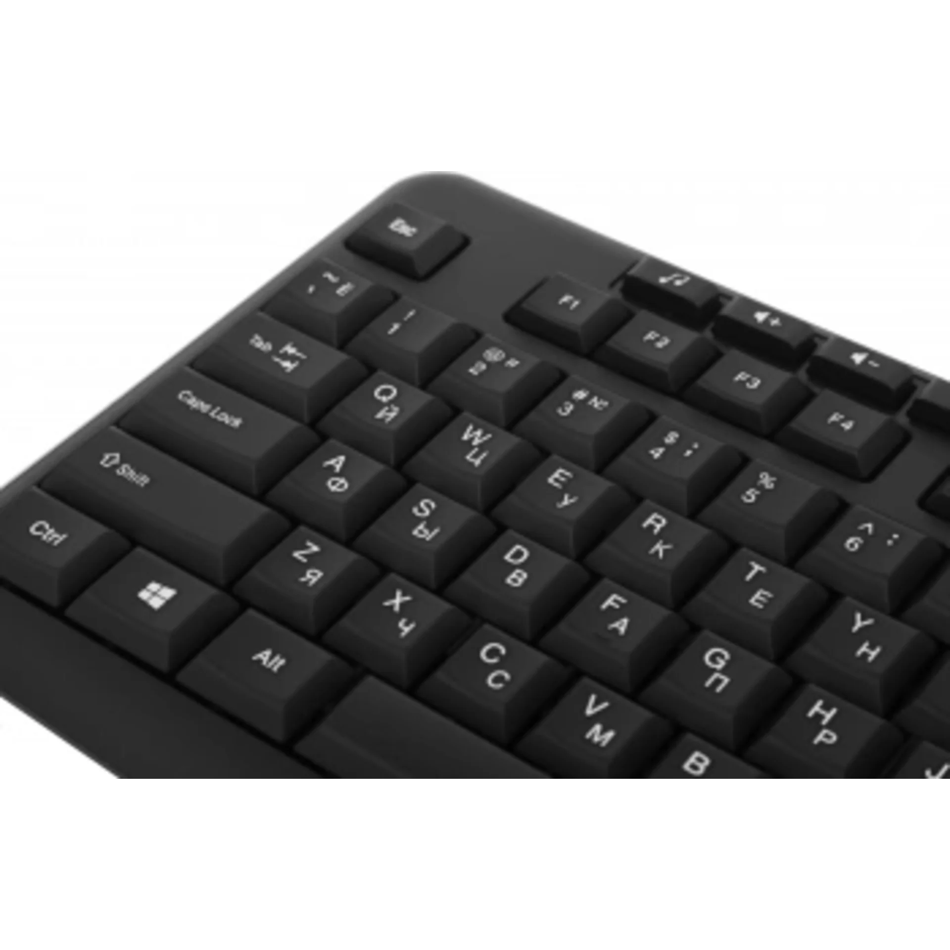 Клавиатура Оклик 305M черный USB Multimedia (1659987)