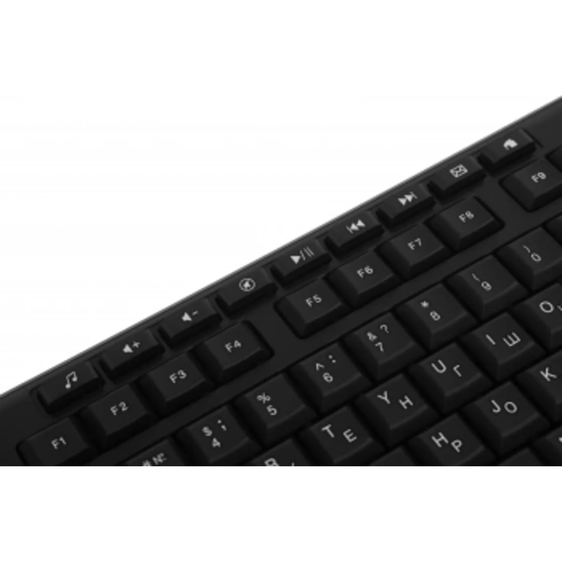 Клавиатура Оклик 305M черный USB Multimedia (1659987)