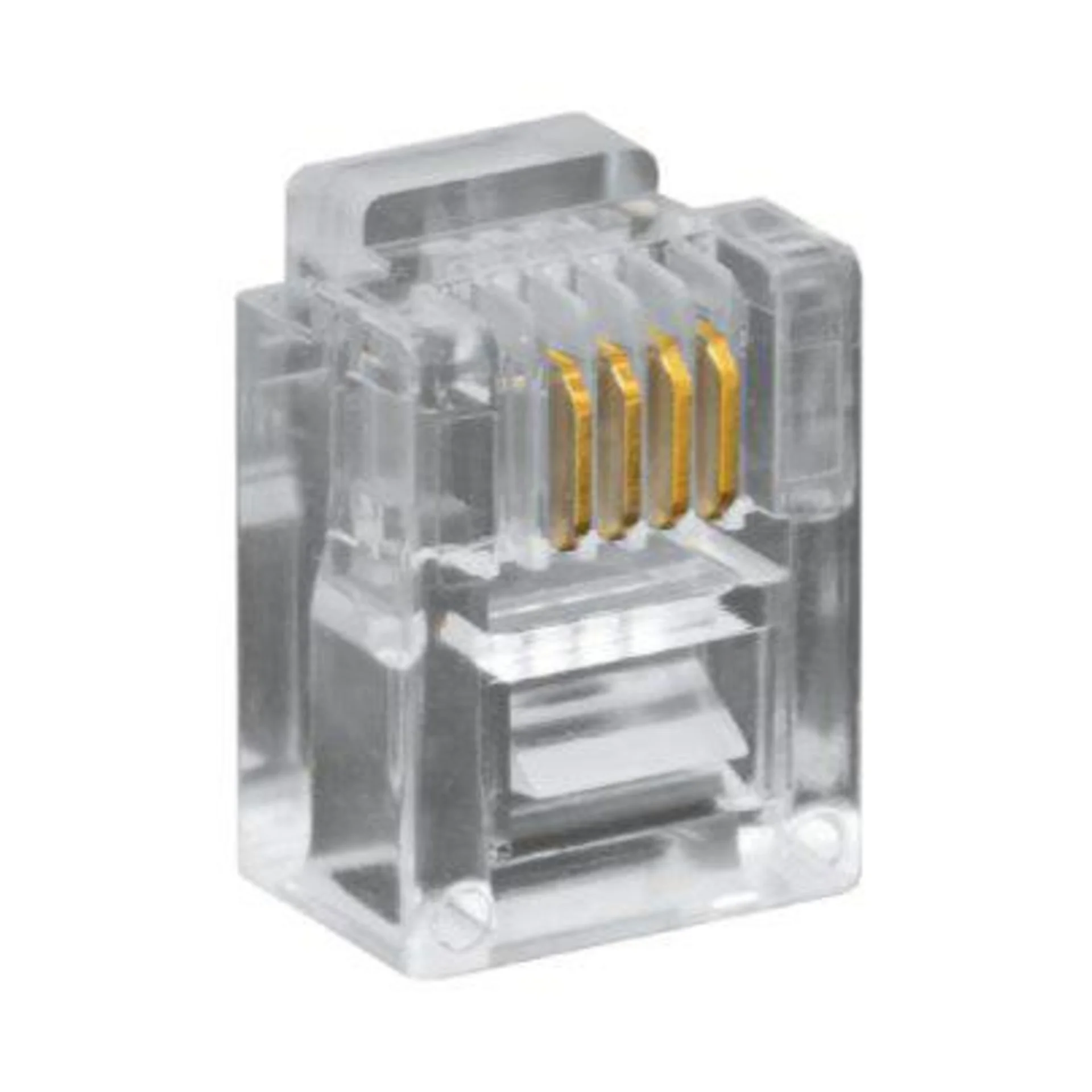 Коннектор RJ-11 (100шт)