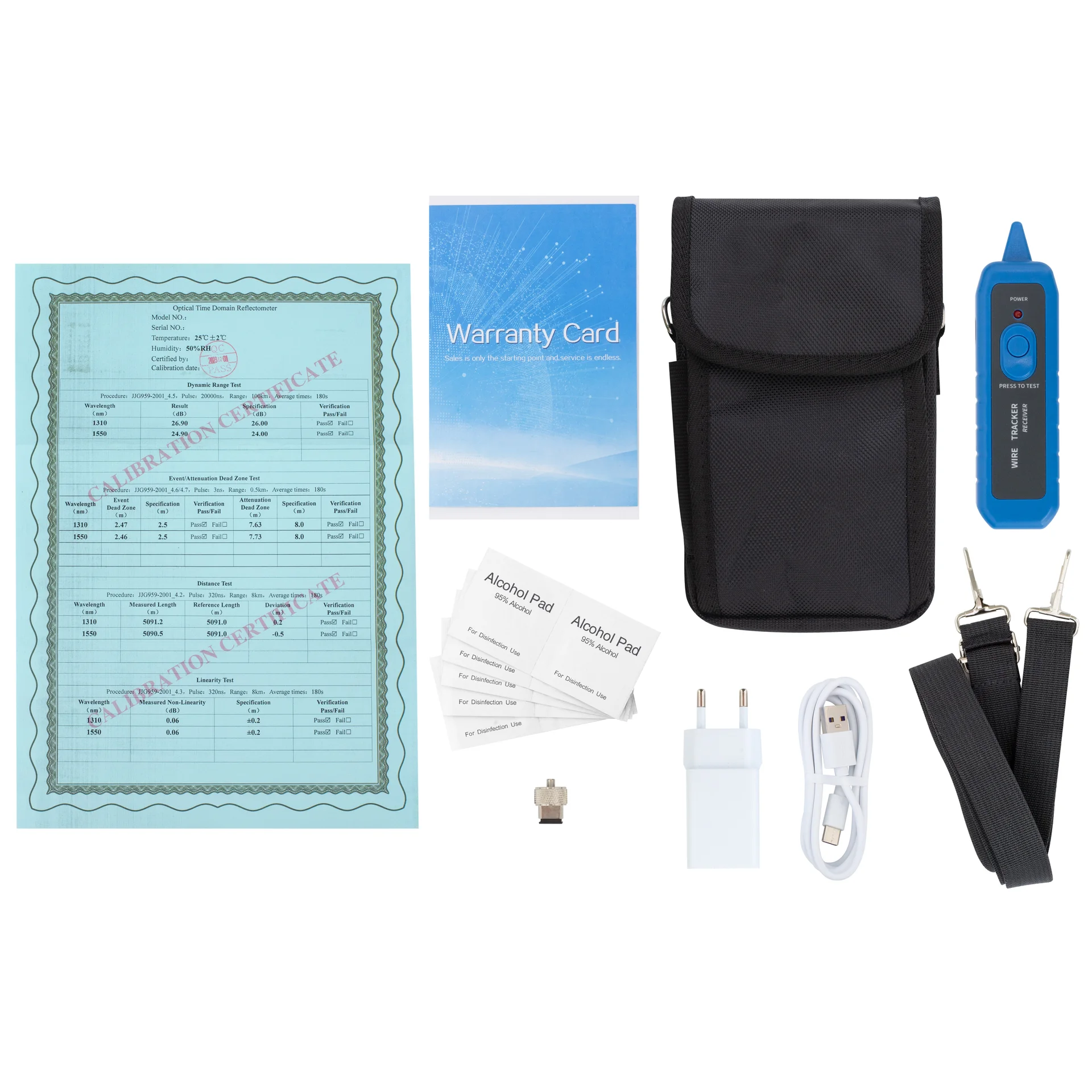 Рефлектометр оптический SNR-OTDR (1310/1550 nm, 26/24 dB, VFL, OPM, OLS, LT)