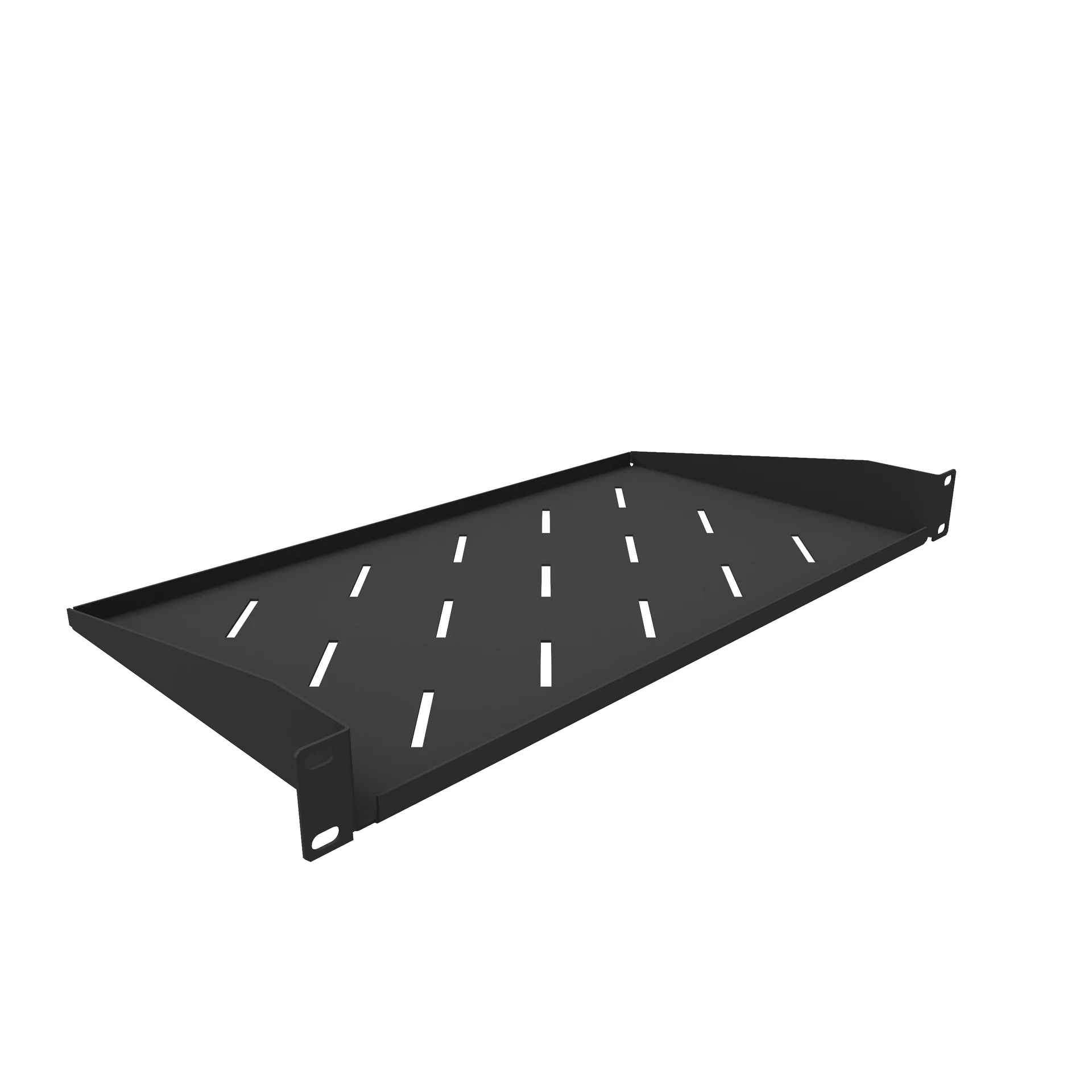 Полка консольная для шкафов глубиной 400мм, (глубина полки 250мм) распределенная нагрузка 20кг, цвет-черный (SNR-SHELF-04025-20BC)