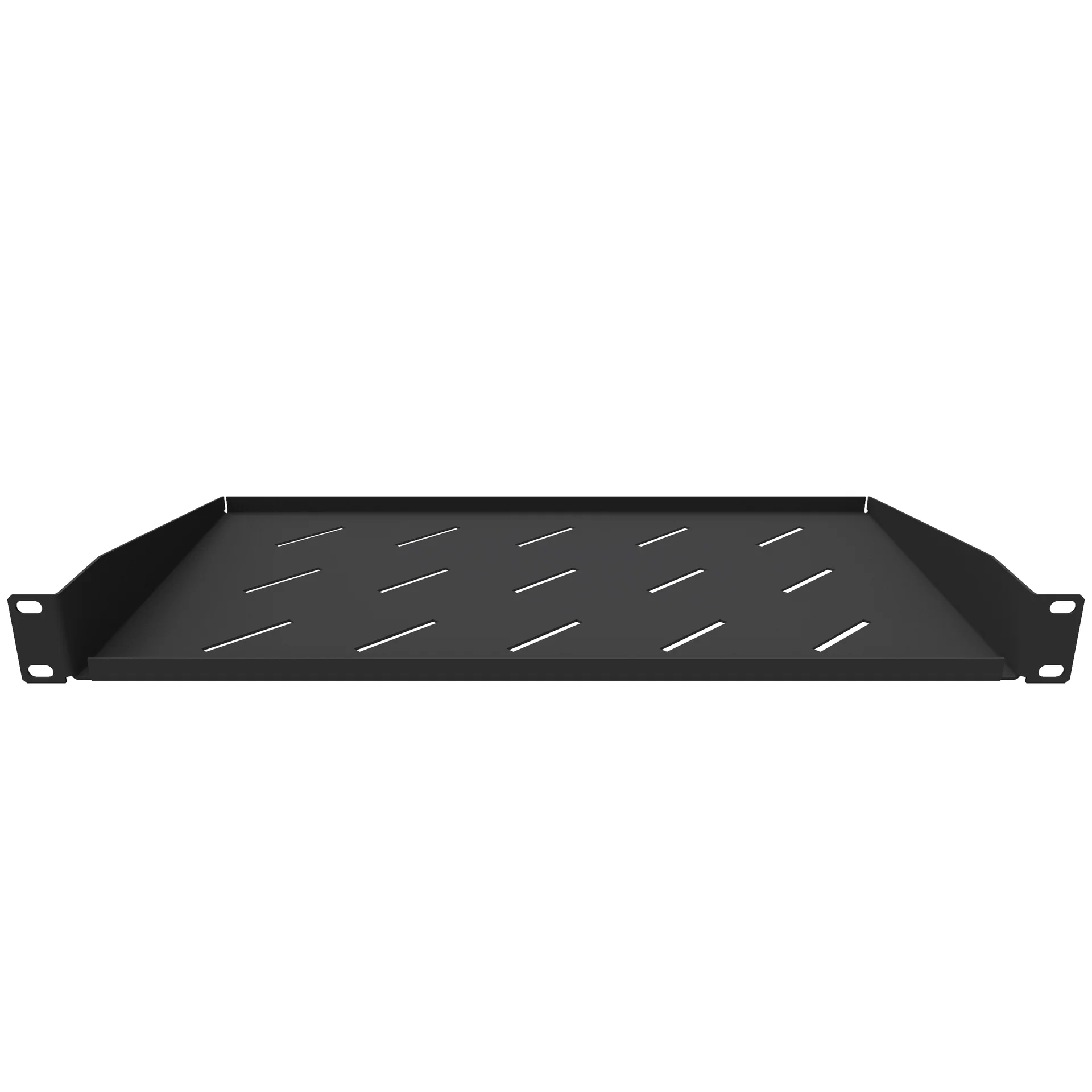 Полка консольная для шкафов глубиной 400мм, (глубина полки 250мм) распределенная нагрузка 20кг, цвет-черный (SNR-SHELF-04025-20BC)