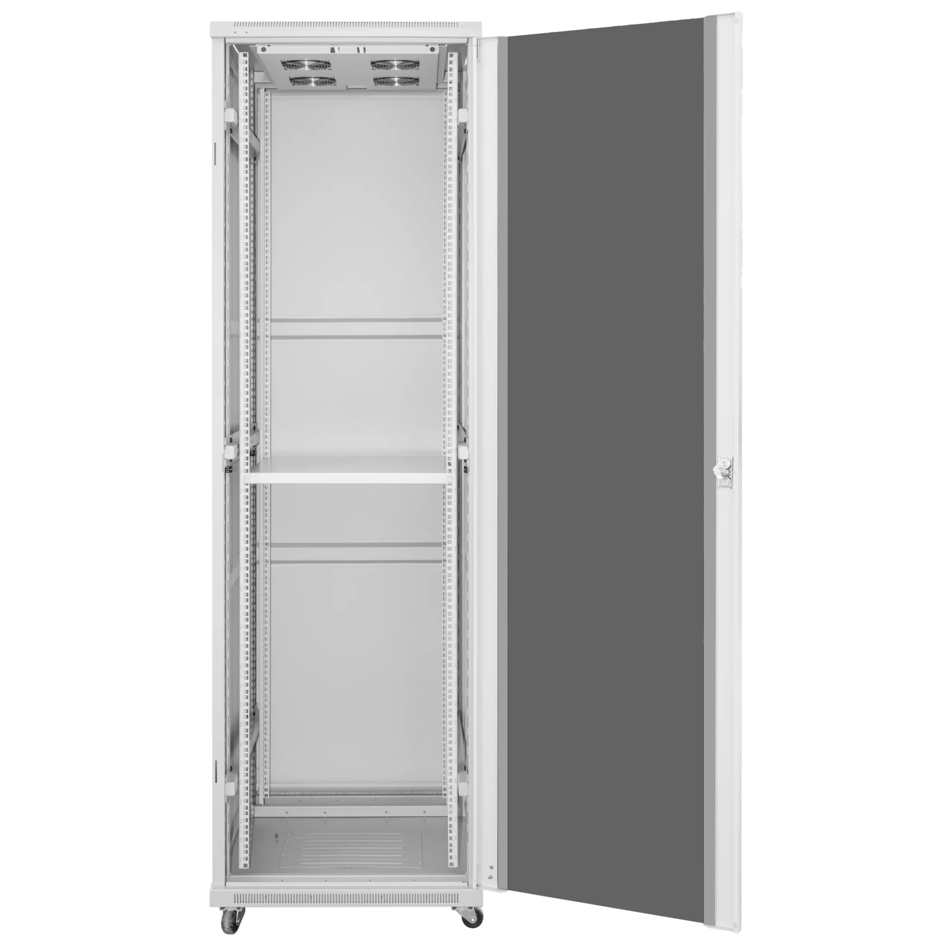 Шкаф телекоммуникационный напольный 47U 600x600мм, серия TFC (SNR-TFC-476060-GS-G-SF)