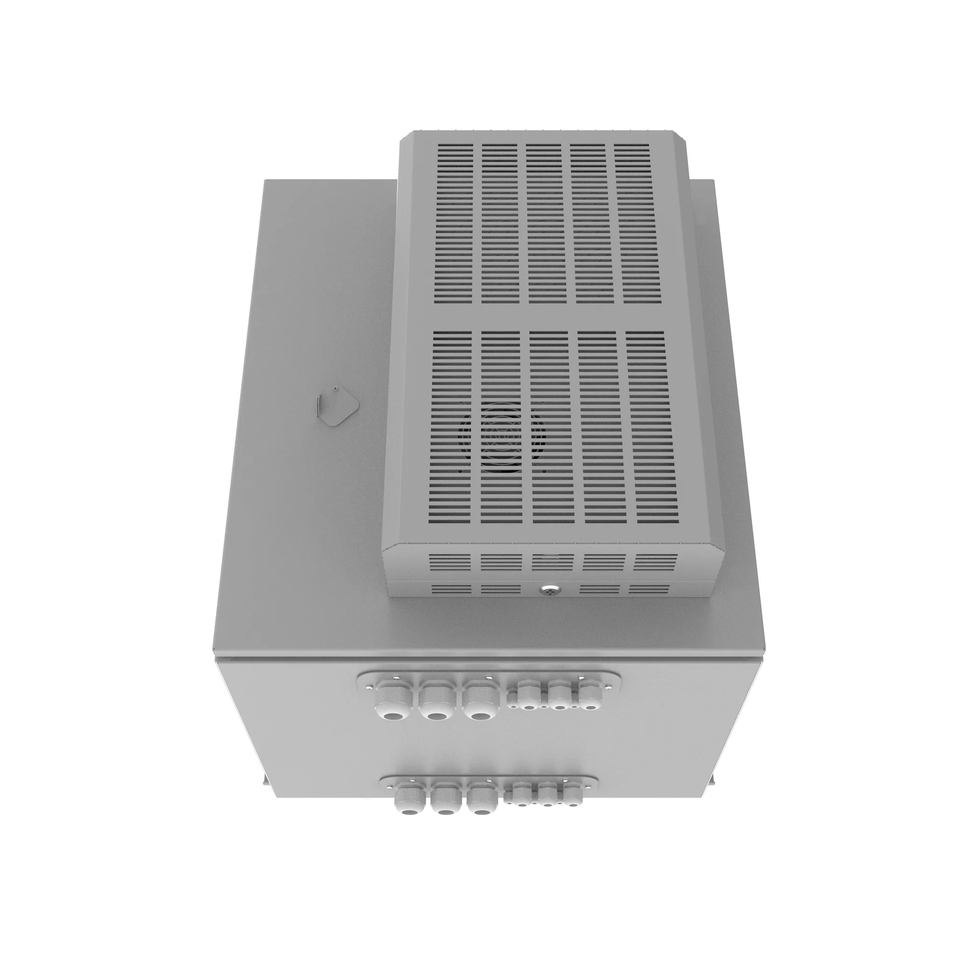 Шкаф уличный всепогодный 15U глубина 600мм (предустановленный кондиционер 500Вт)