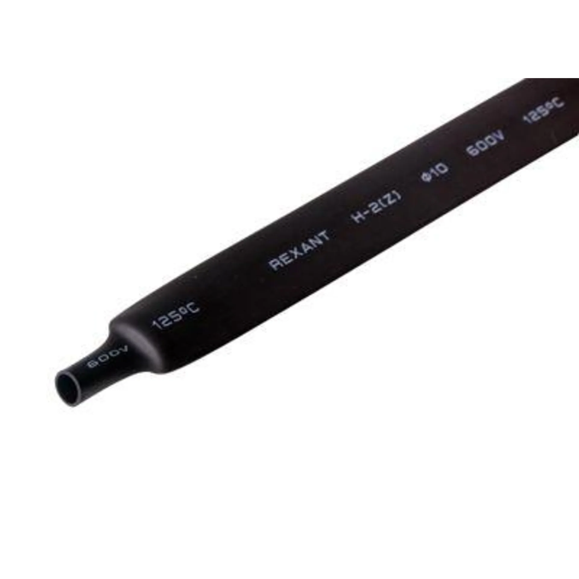 Трубка термоусадочная 10.0/5.0 1м черн. Rexant 21-0008