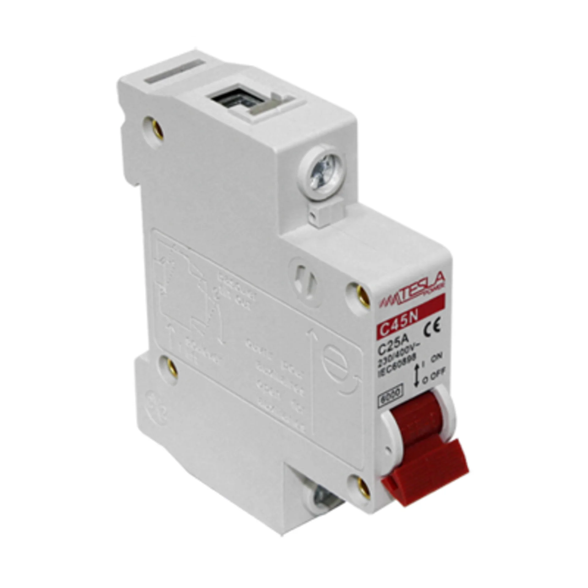 Автоматический выключатель 1Р 25А 4,5 кА х-ка С