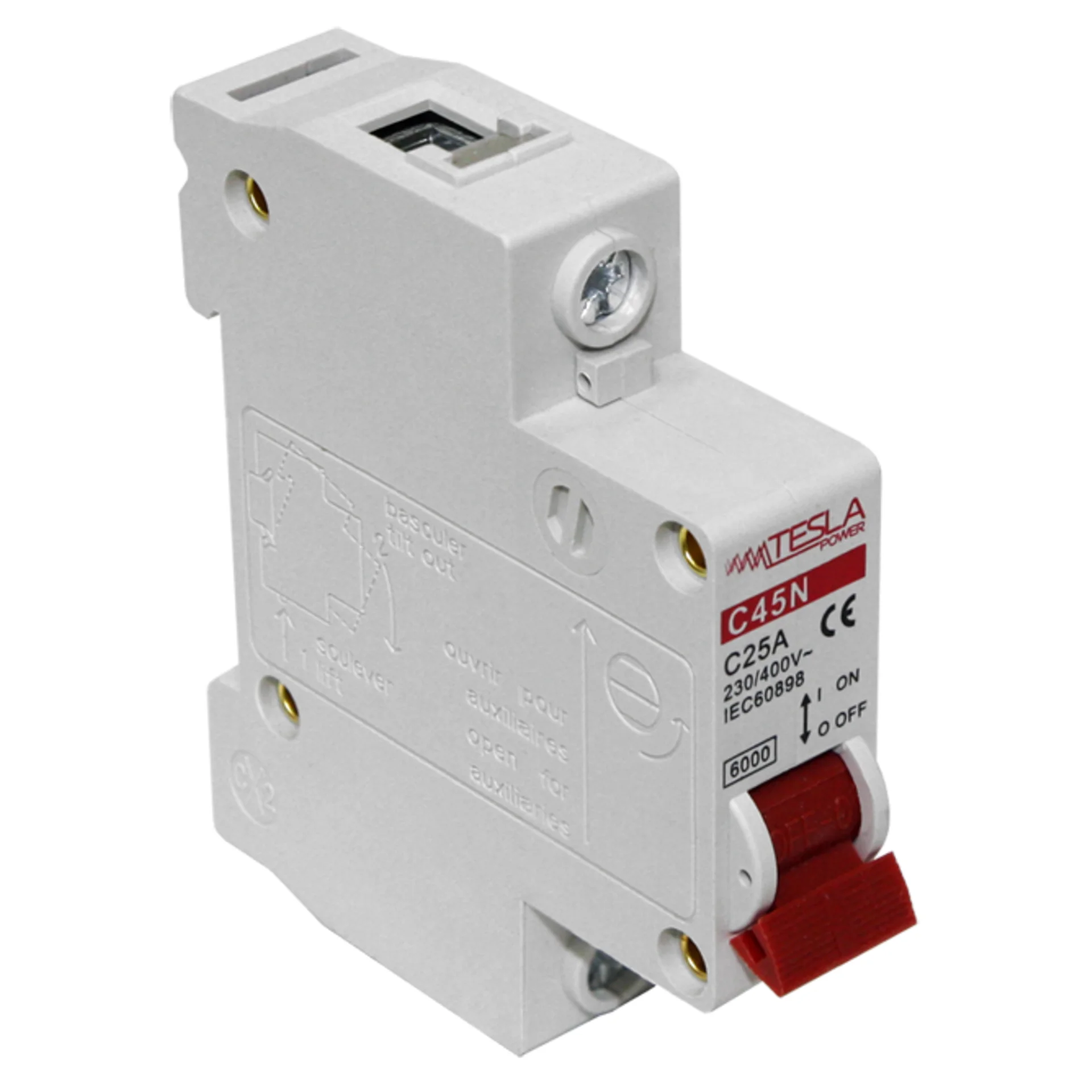 Автоматический выключатель 1Р 25А 4,5 кА х-ка С