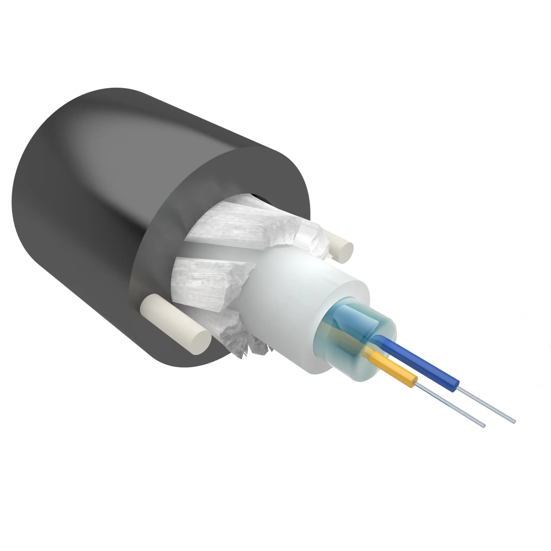 Кабель оптический Alpha Mile Микро ADSS, 01 волокно