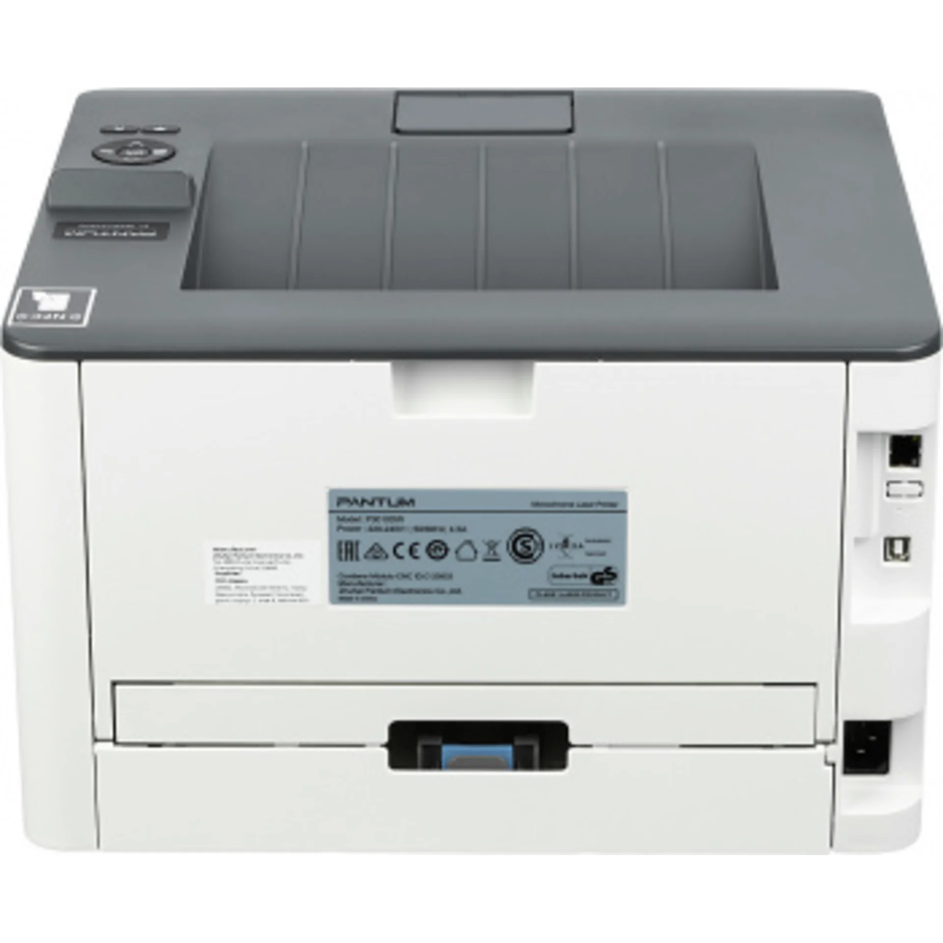 Принтер лазерный Pantum P3010DW A4 Duplex WiFi белый