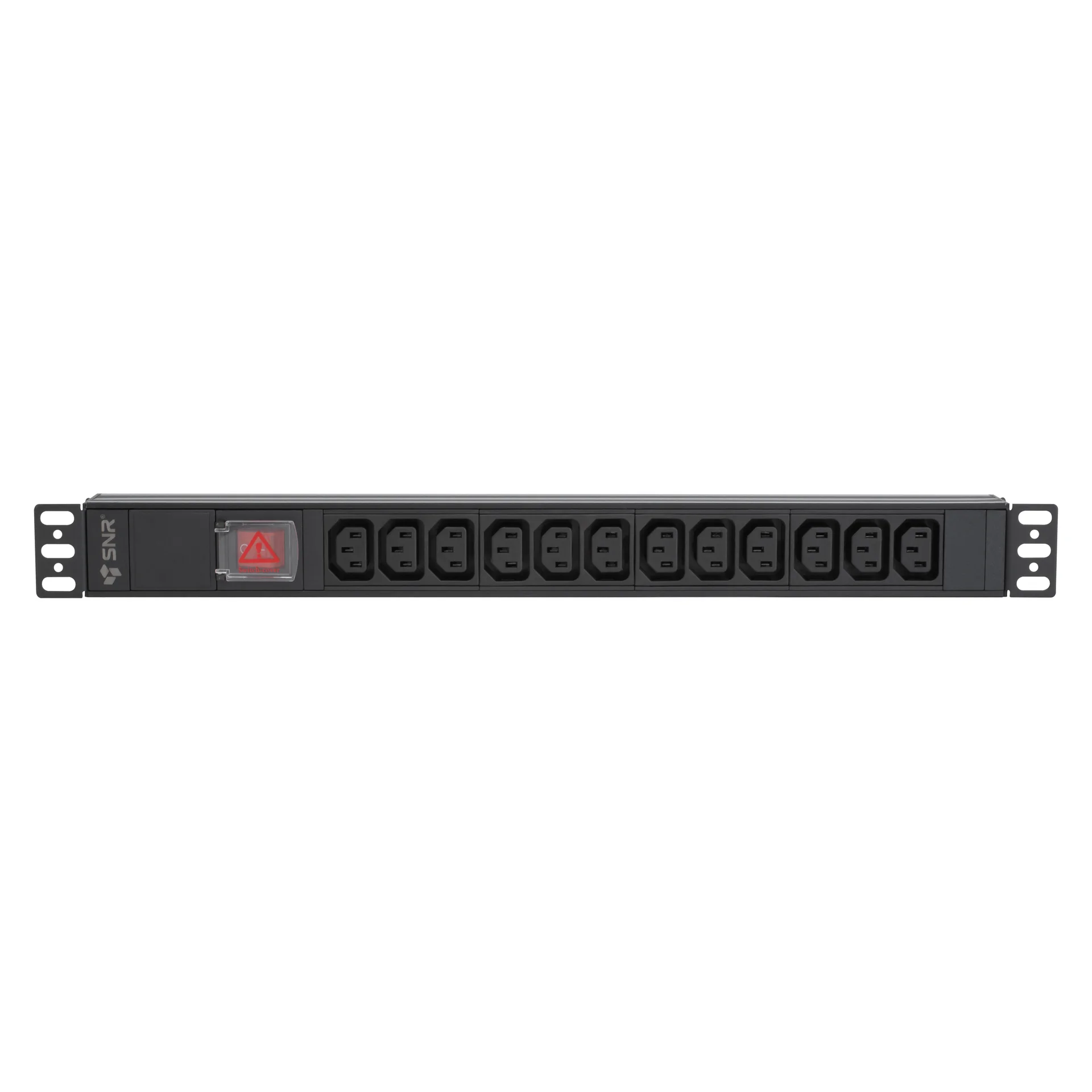 Блок розеток серии SNR-PDU базовый на 12xC13, без шнура питания с вилкой C14, 10A