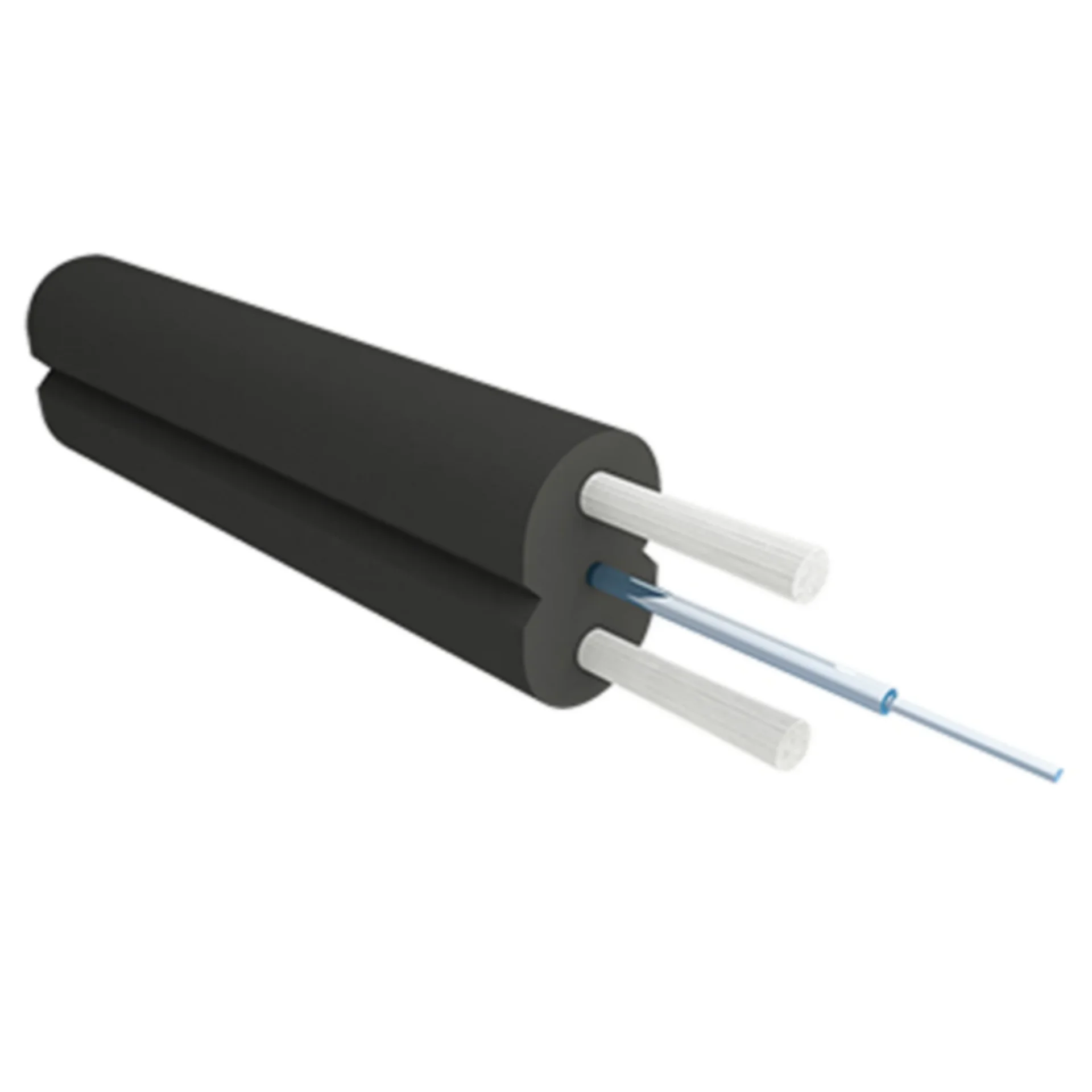 Кабель оптический 1F: G657A1, 0.50mm GFRP*2, 2.00*3.00mm New LSZH Material in Black