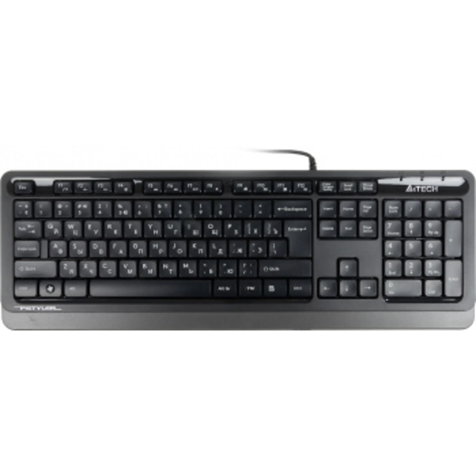 Клавиатура A4Tech Fstyler FK10 черный/серый USB