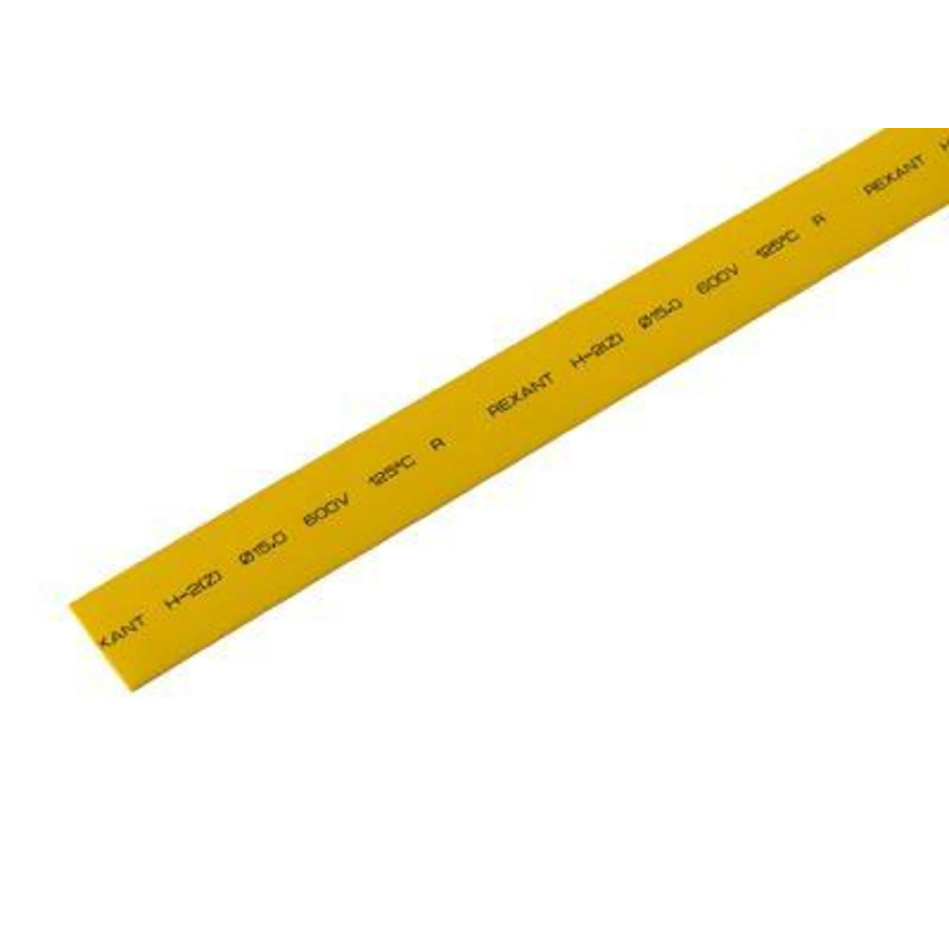 Трубка термоусадочная 15.0/7.5 1м желт. REXANT 21-5002