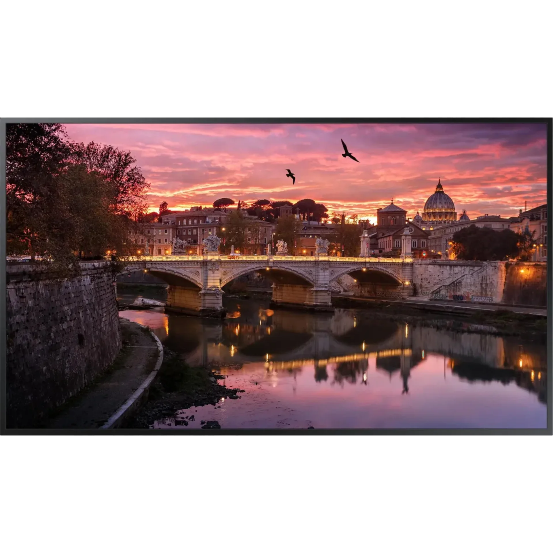 Панель Samsung 65" QB65C черный VA LED 8ms 16:9 DVI HDMI M/M матовая 4000:1 350cd 178гр/178гр 3840x2