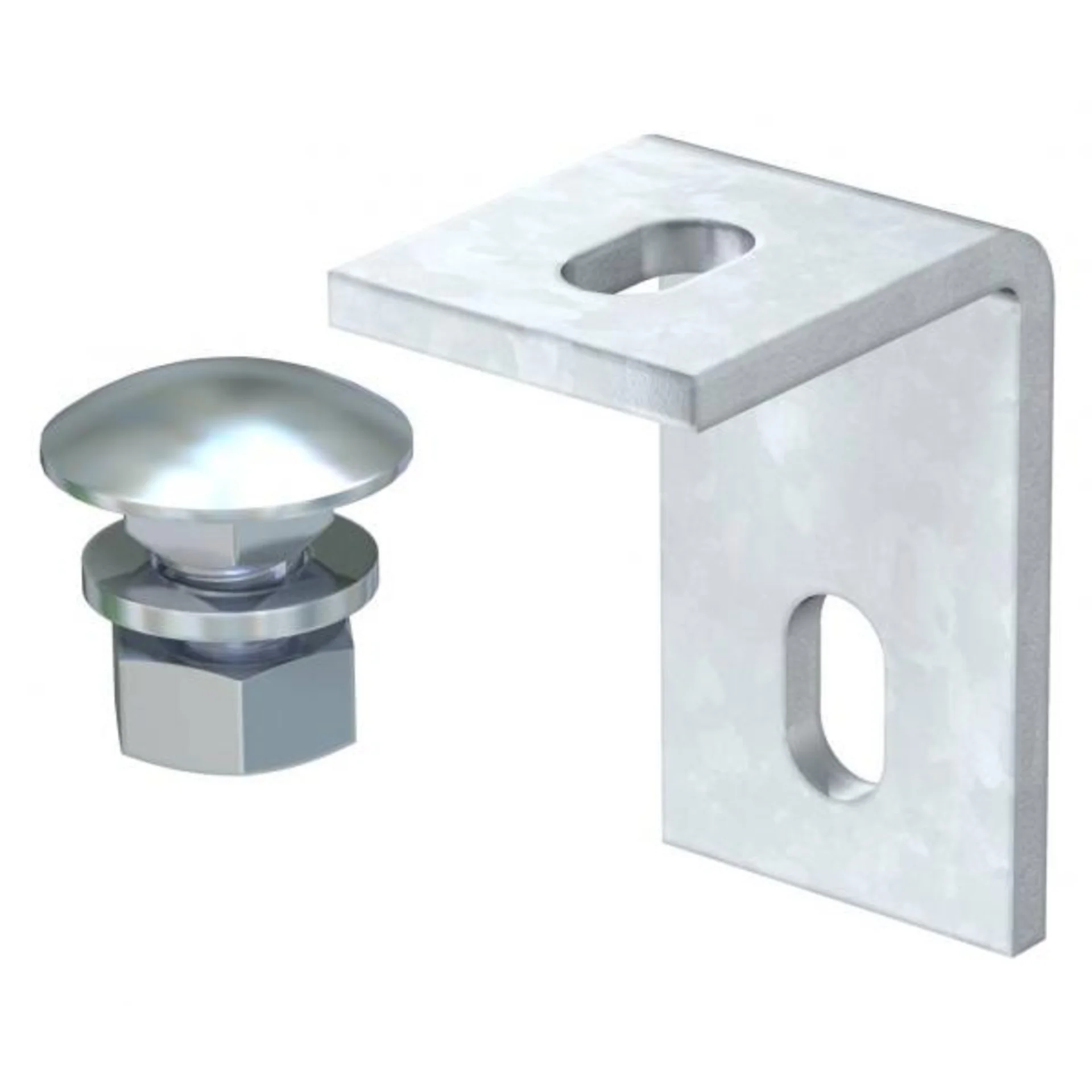 Комплект креп. угловой 70х50+болт M10х25 гор. оцинк. BW 70 40 FT OBO 6019706