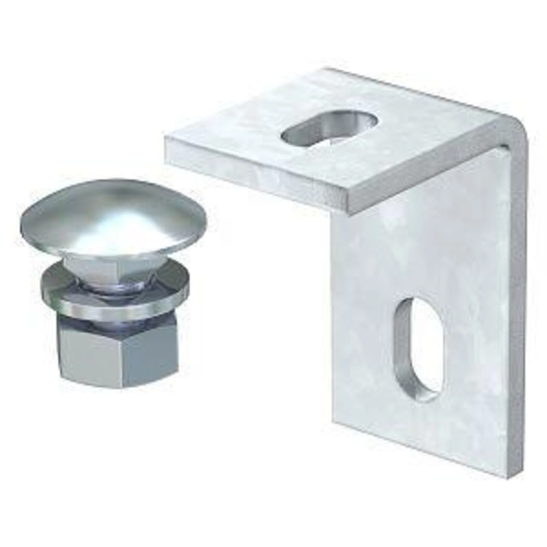 Комплект креп. угловой 70х50+болт M10х25 гор. оцинк. BW 70 40 FT OBO 6019706