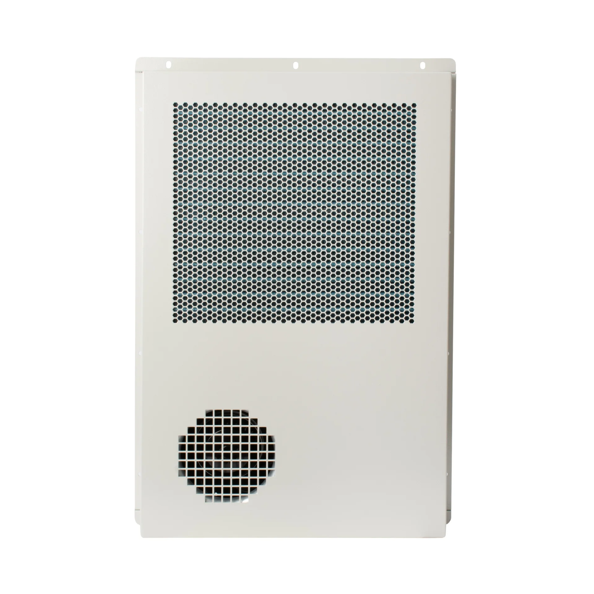 Кондиционер для установки в уличный шкаф, холодопроизводительность 800Вт, со встроенным электрическим калорифером, 220В переменного тока