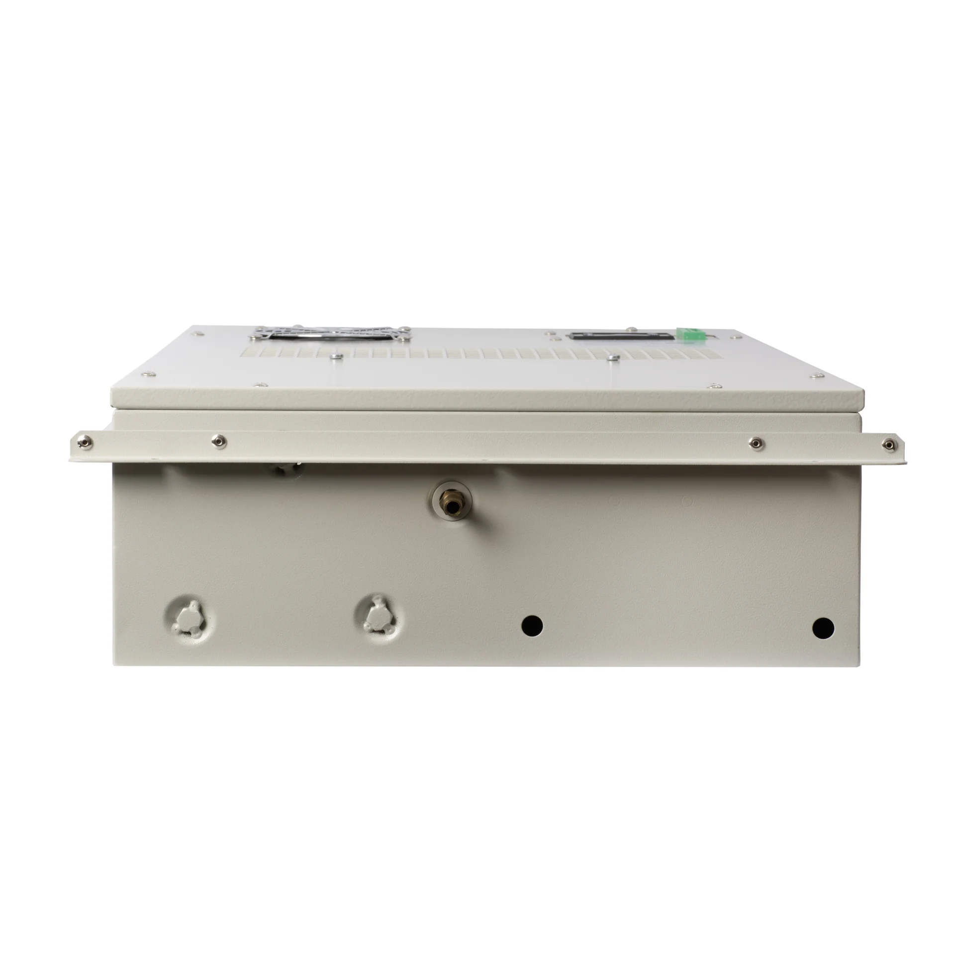 Кондиционер для установки в уличный шкаф, холодопроизводительность 800Вт, со встроенным электрическим калорифером, 220В переменного тока