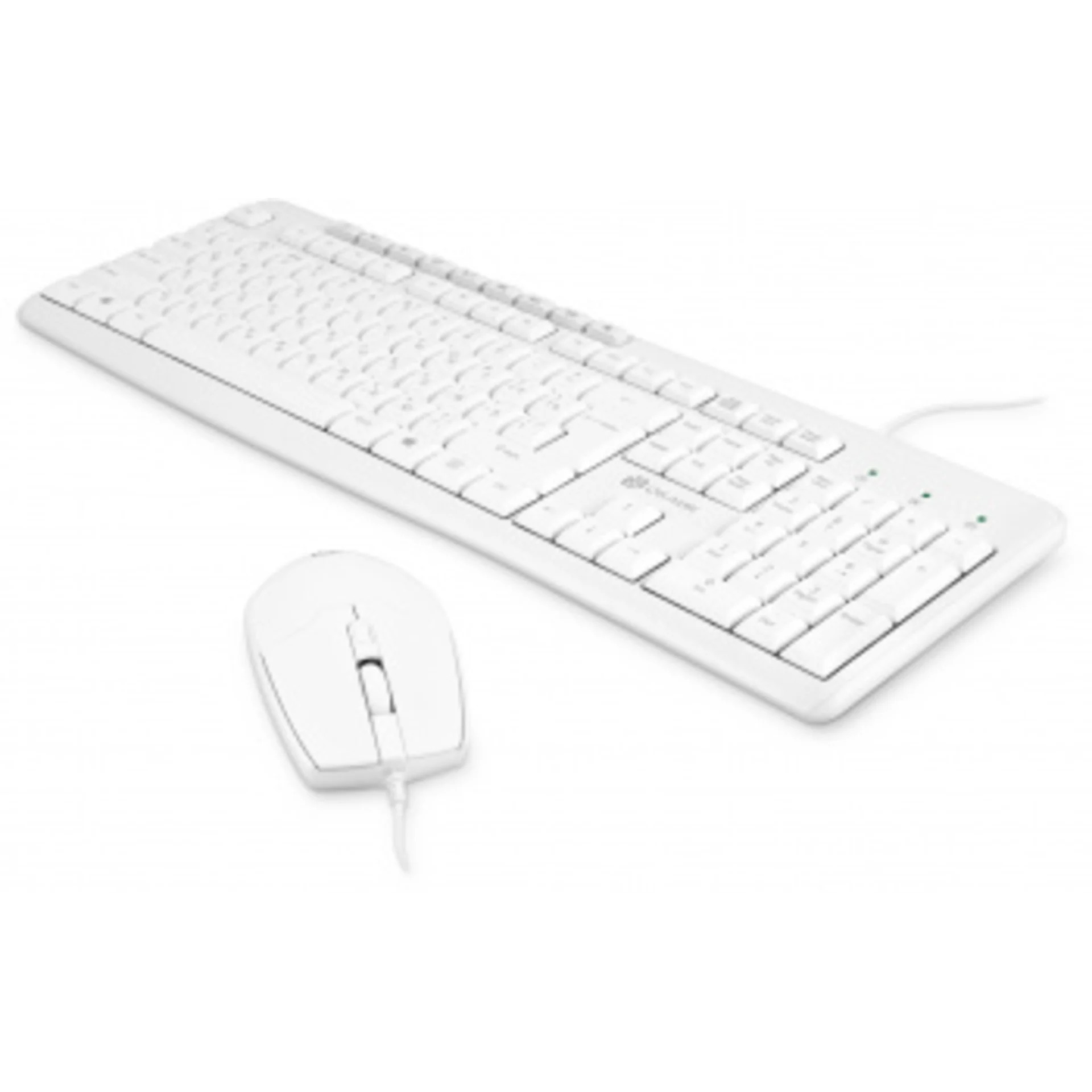Клавиатура + мышь Оклик S650 клав:белый мышь:белый USB Multimedia (1875257)