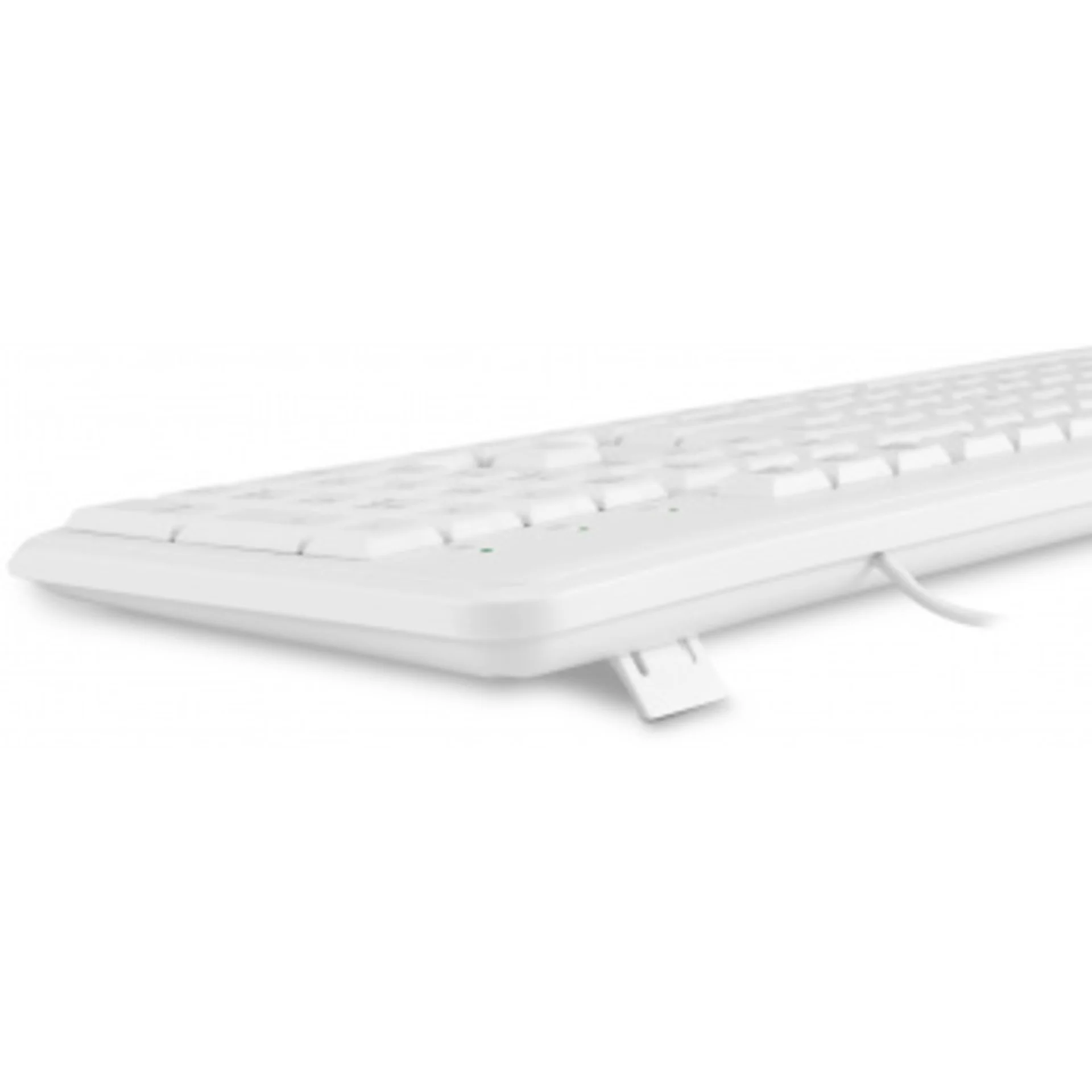 Клавиатура + мышь Оклик S650 клав:белый мышь:белый USB Multimedia (1875257)