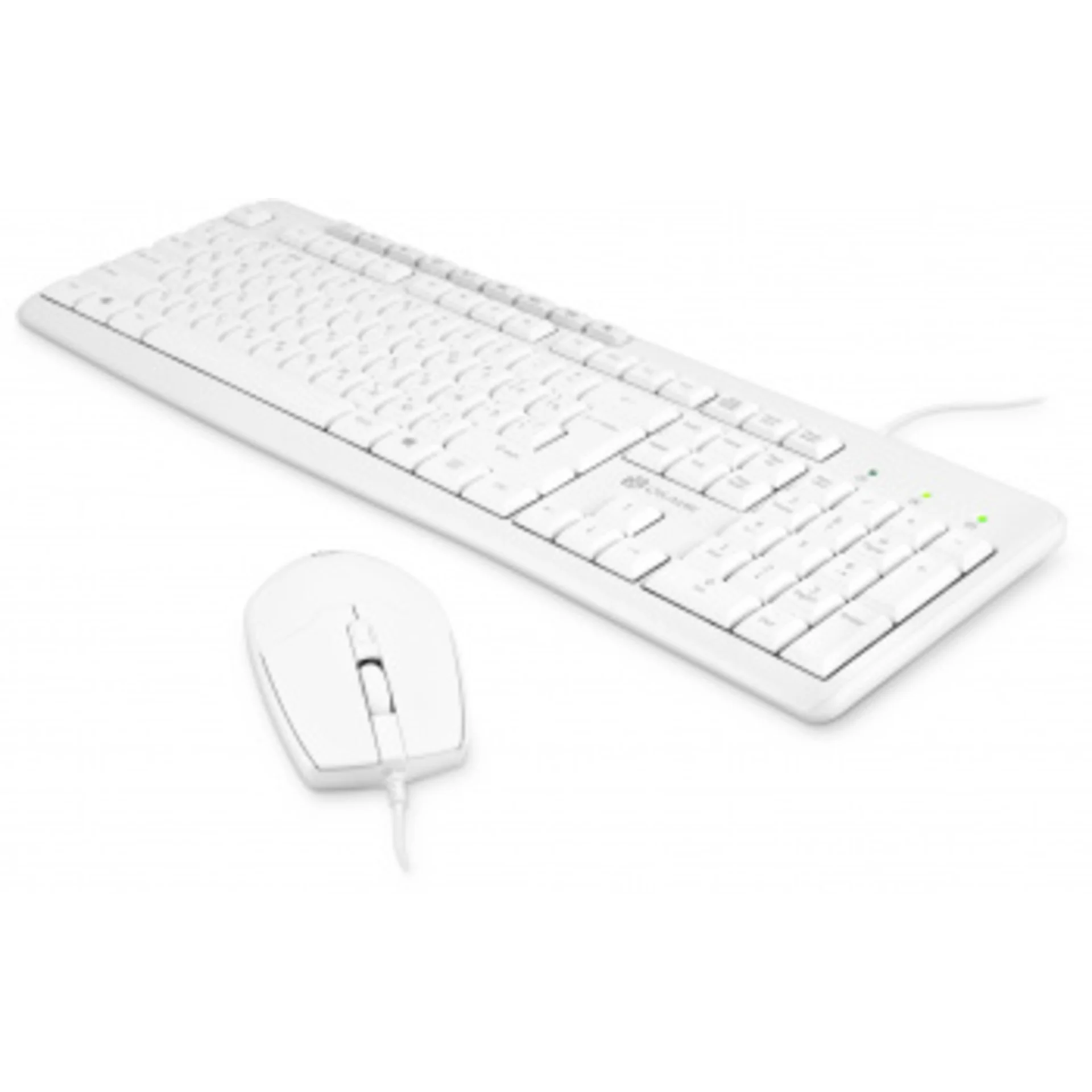 Клавиатура + мышь Оклик S650 клав:белый мышь:белый USB Multimedia (1875257)