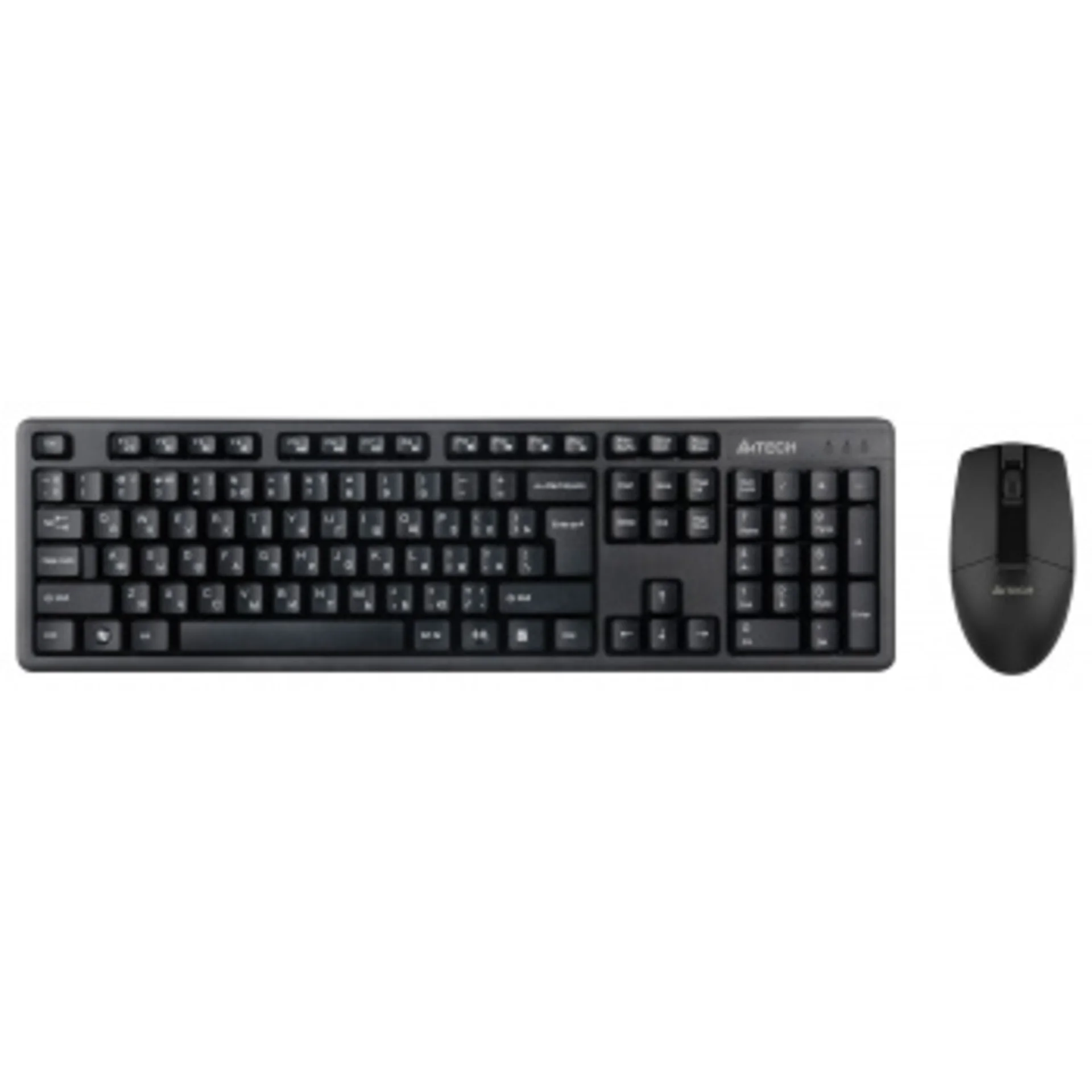 Клавиатура + мышь A4Tech 3330N клав:черный мышь:черный USB беспроводная Multimedia