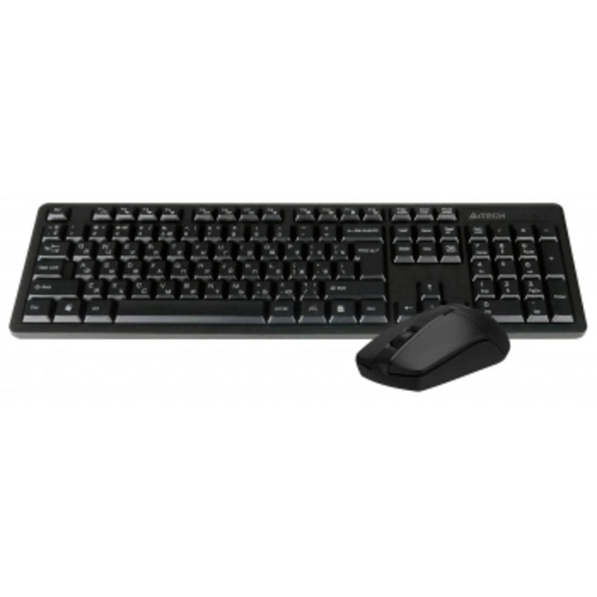 Клавиатура + мышь A4Tech 3330N клав:черный мышь:черный USB беспроводная Multimedia