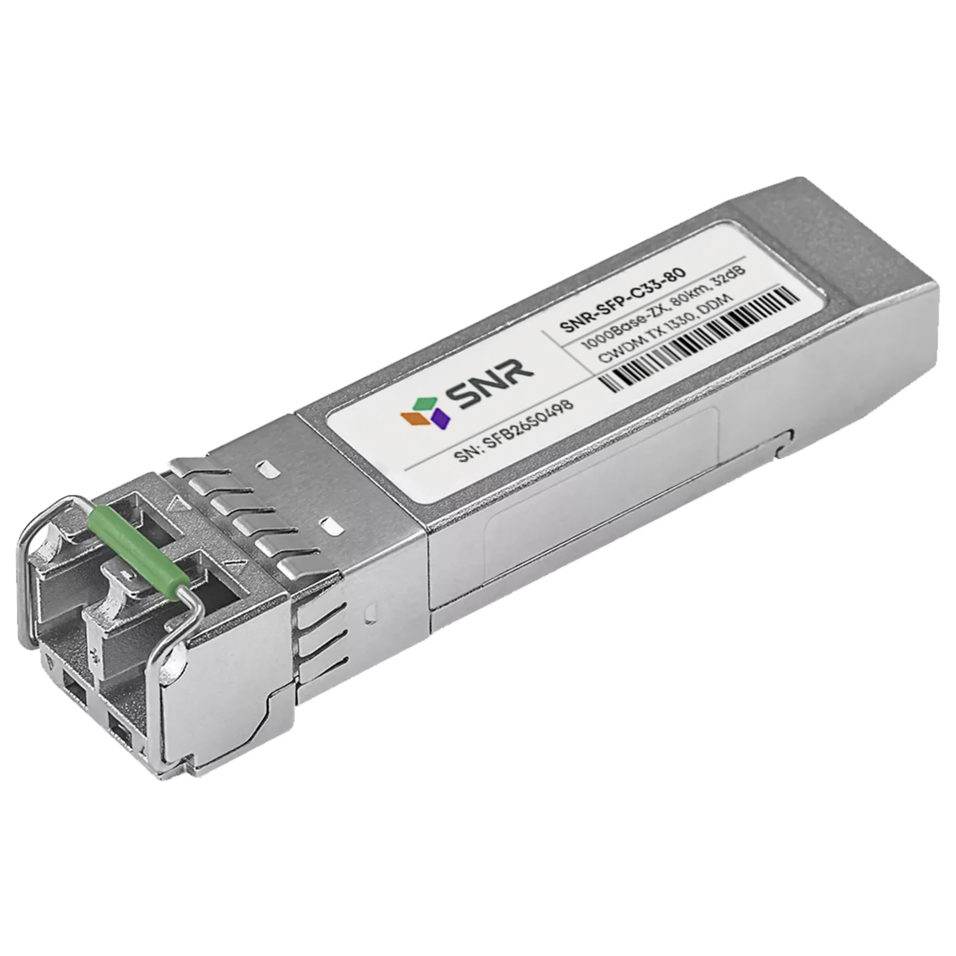 Модуль SFP CWDM оптический, дальность до 80км (32dB), 1330нм