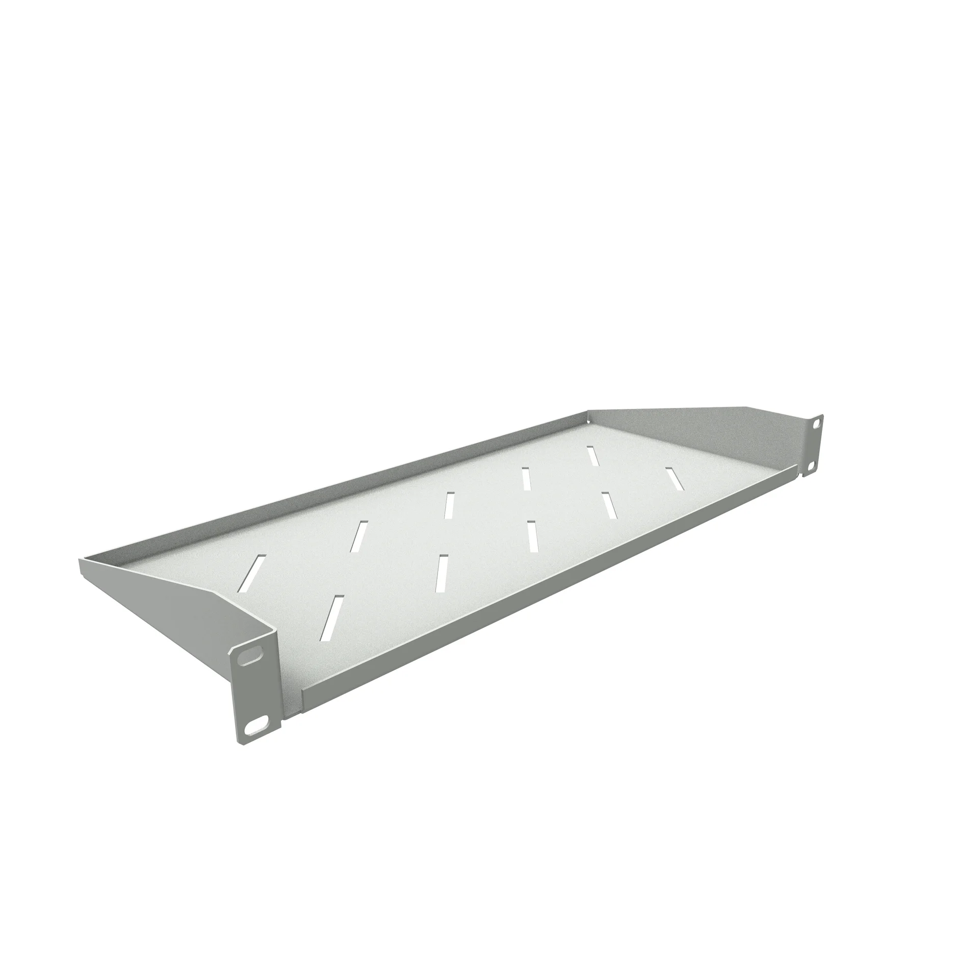 Полка консольная для шкафов глубиной 400мм, (глубина полки 200мм) распределенная нагрузка 20кг, цвет-серый (SNR-SHELF-04020-20GC)