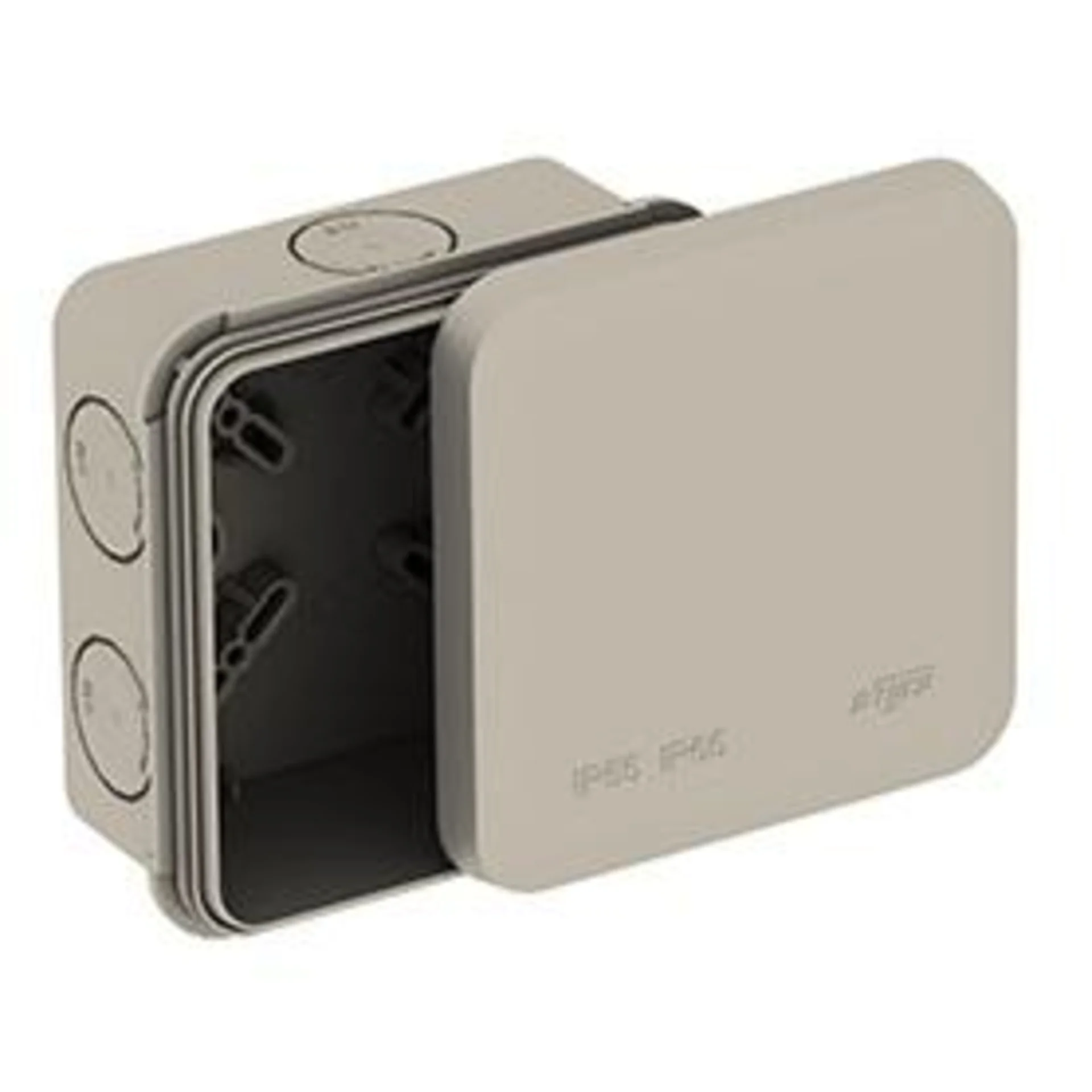 Коробка распределительная ОП 85х85х45мм двухкомпонентная 8 вводов IP65 сер. Ruvinil 67240