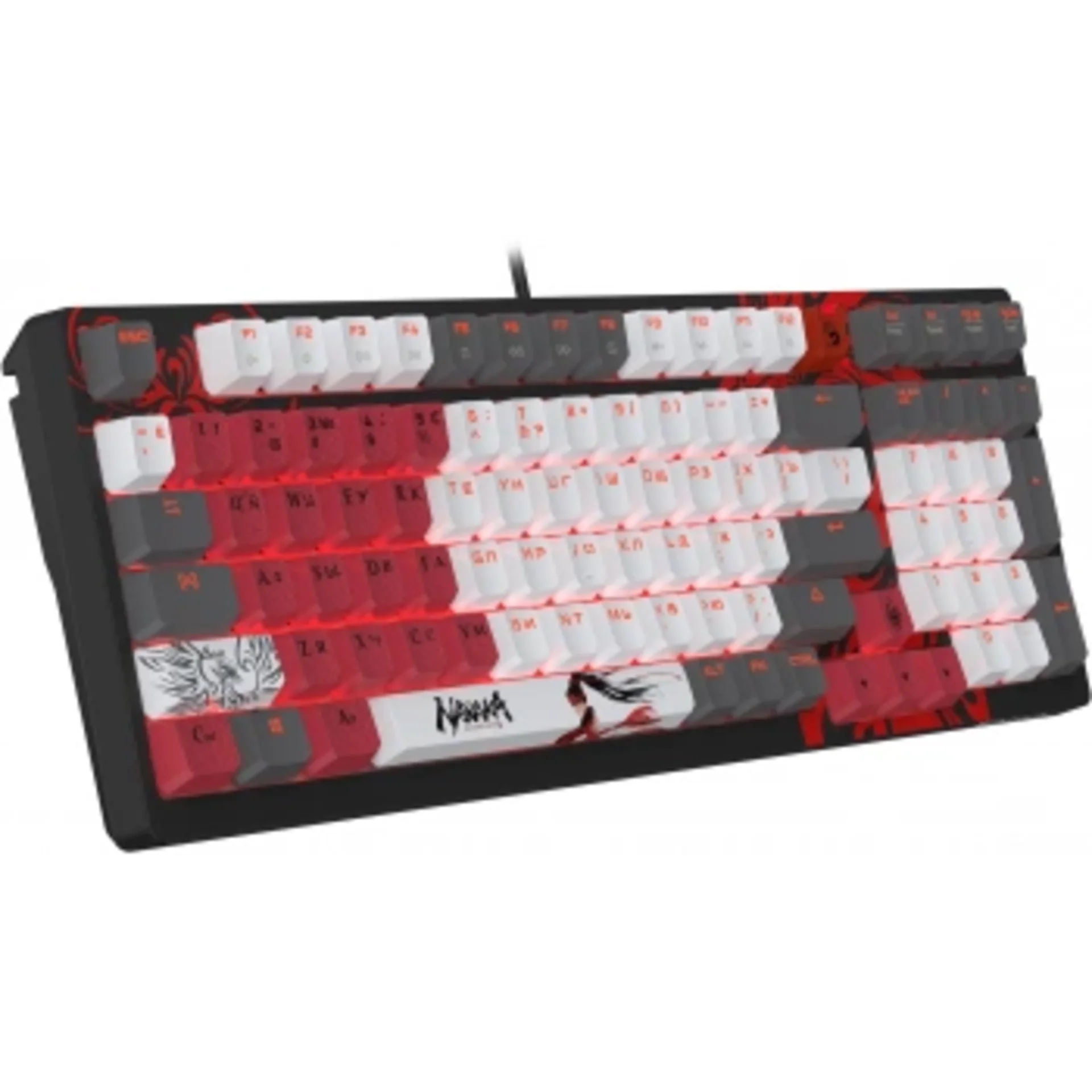 Клавиатура A4Tech Bloody S98 Naraka BLMS Plus механическая черный/красный USB for gamer LED (S98 NAR