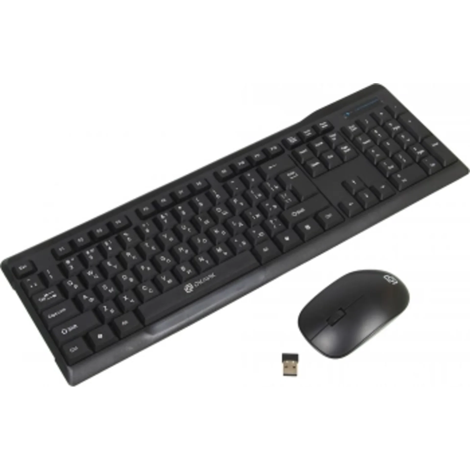 Клавиатура + мышь Оклик 230M клав:черный мышь:черный USB беспроводная (412900)