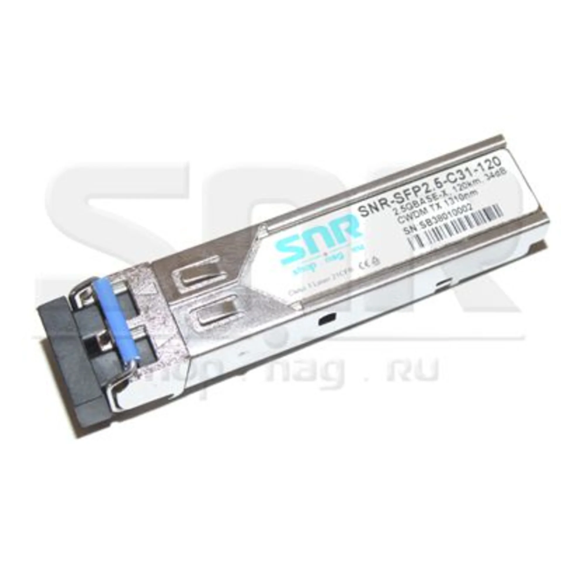 Модуль SFP 2.5G CWDM оптический, дальность до 40км (18dB), 1470нм