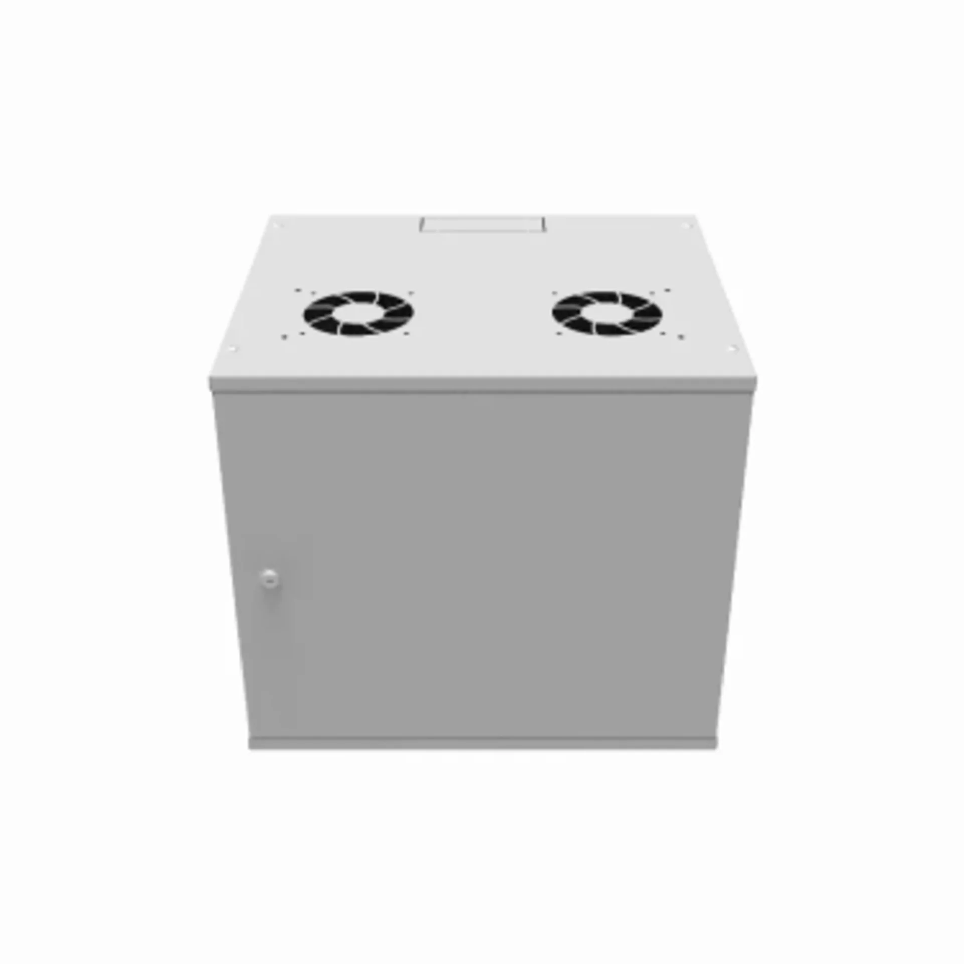 Шкаф телекоммуникационный настенный 9U, 523х450х465мм серия LITE (металлическая дверь)