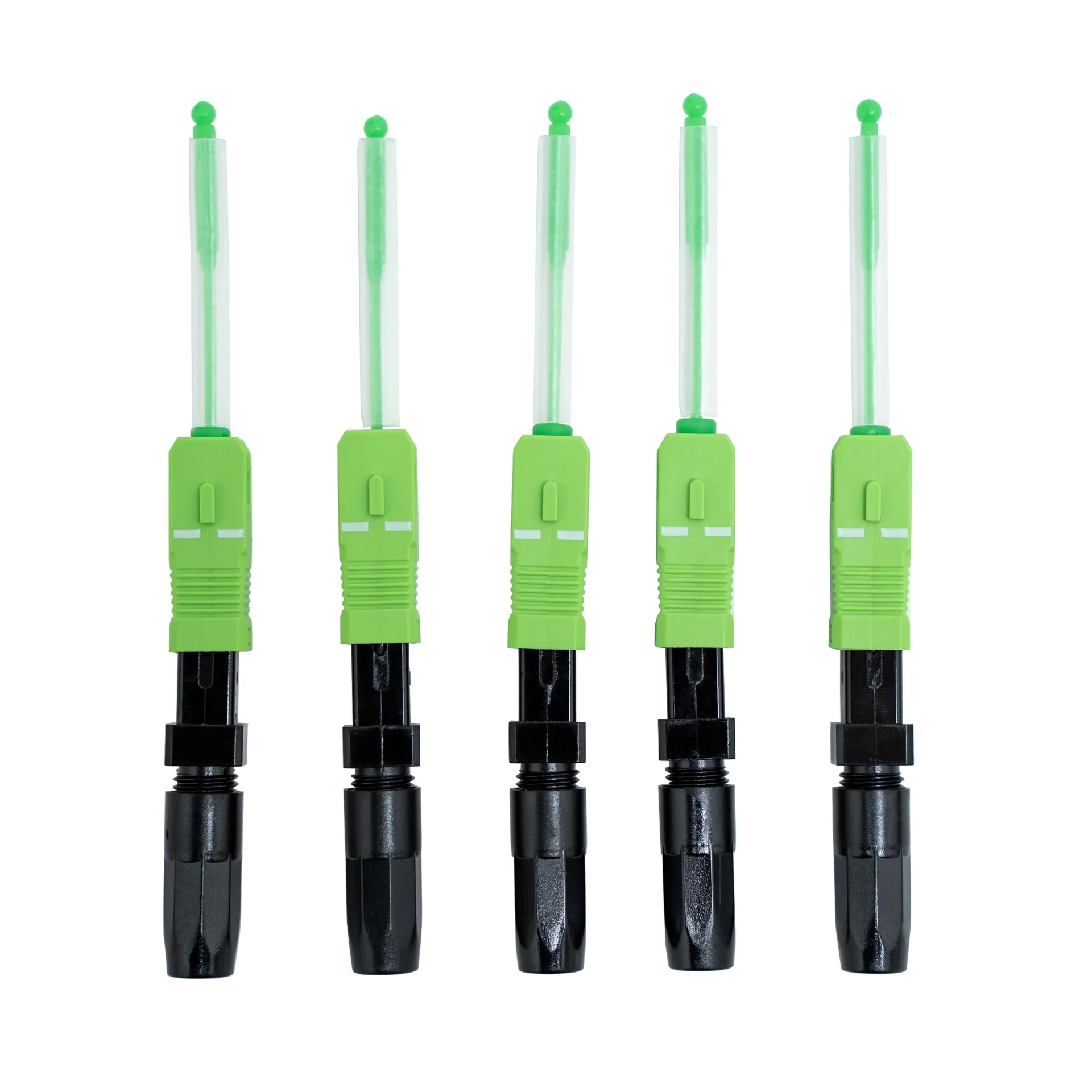 Разъем оптический FiberFox "Splice-On Connector" SC/APC для кабеля 2,0 х 3.0, уп. 5 шт.