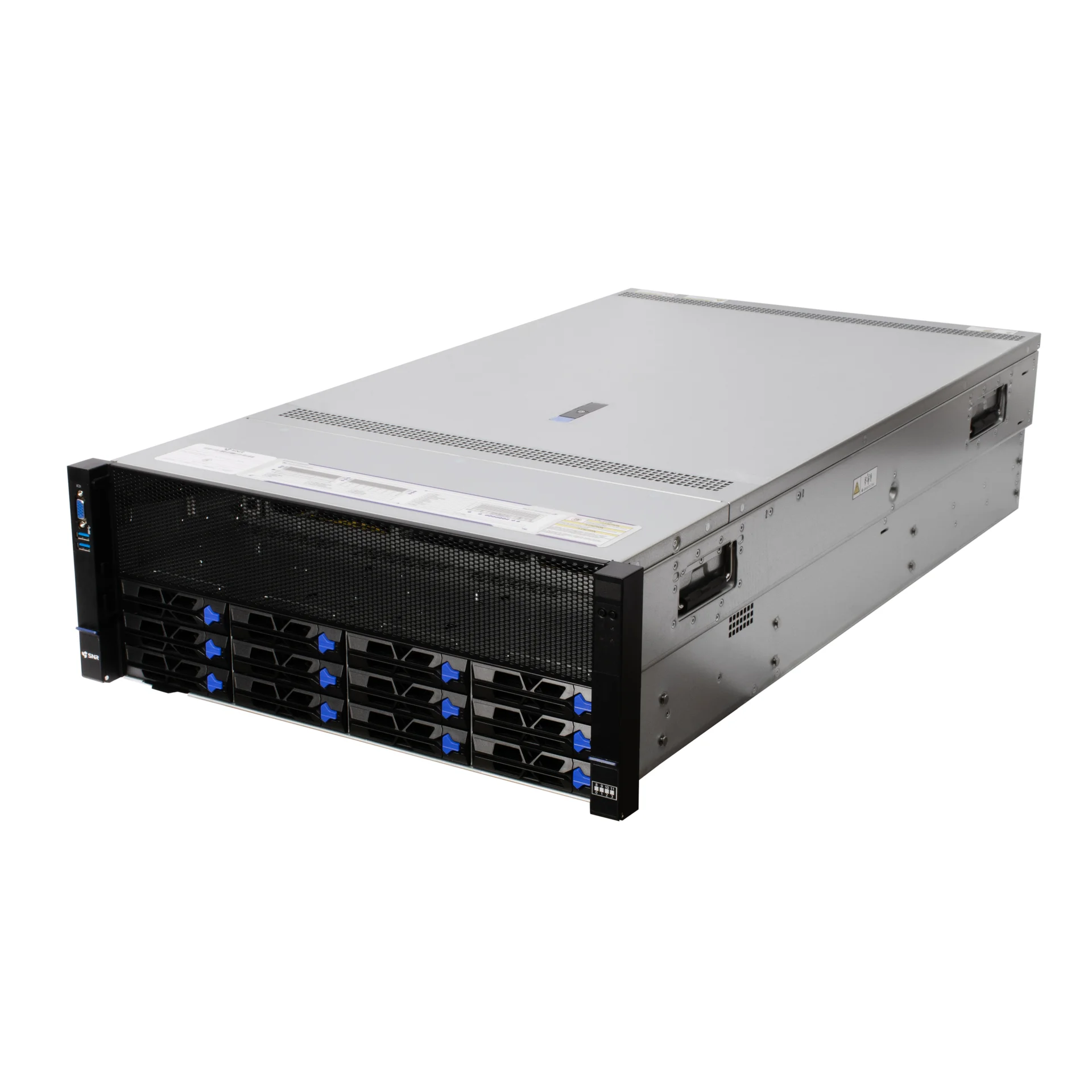 Серверная платформа SNR-SR4410LSG, 4U, Scalable Gen4,5, DDR5, 12xHDD, 10GPU, резервируемый БП