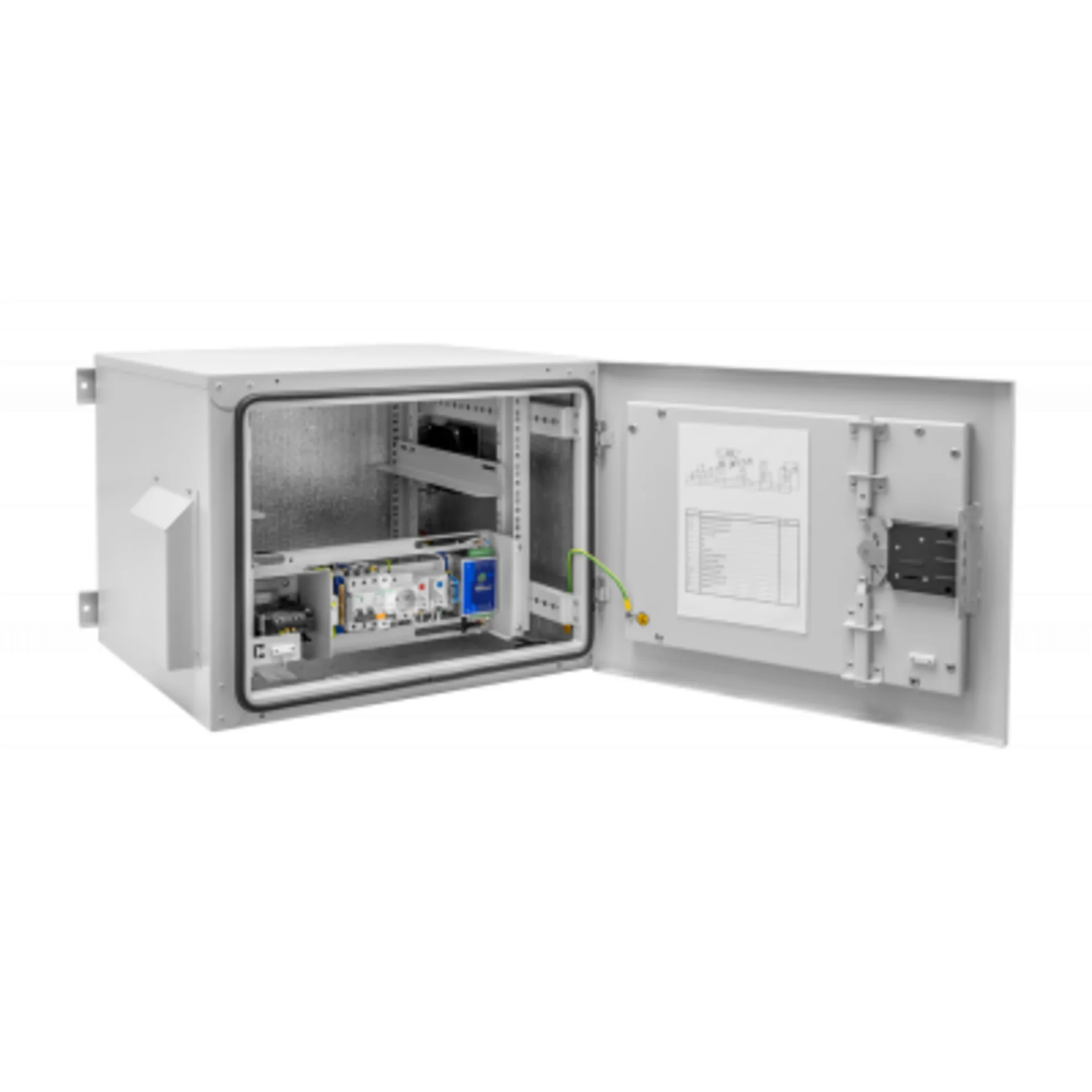 Шкаф уличный всепогодный 9U глубина 600мм (нагрев, охлаждение, контроль климата, ERD )