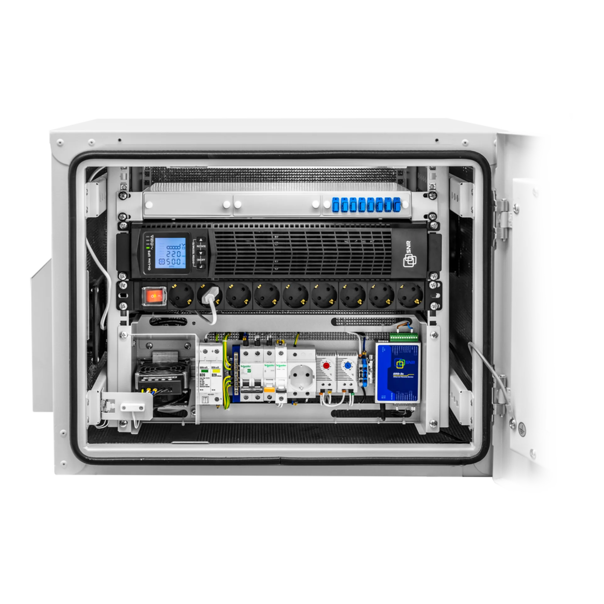 Шкаф уличный всепогодный 9U глубина 600мм (нагрев, охлаждение, контроль климата, ERD )