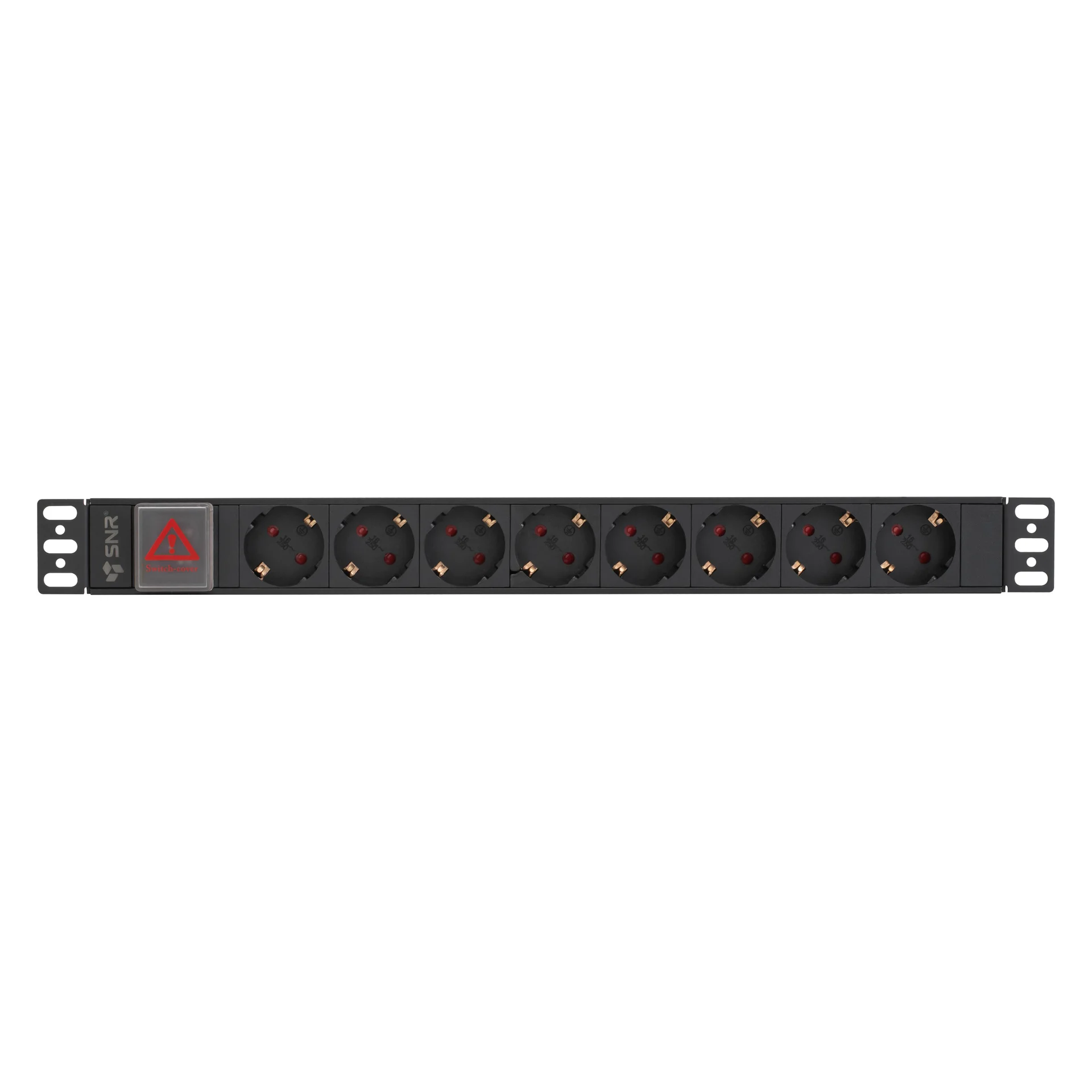 Блок розеток серии SNR-PDU базовый на 8xSchuko, без шнура питания с вилкой C14, 10A