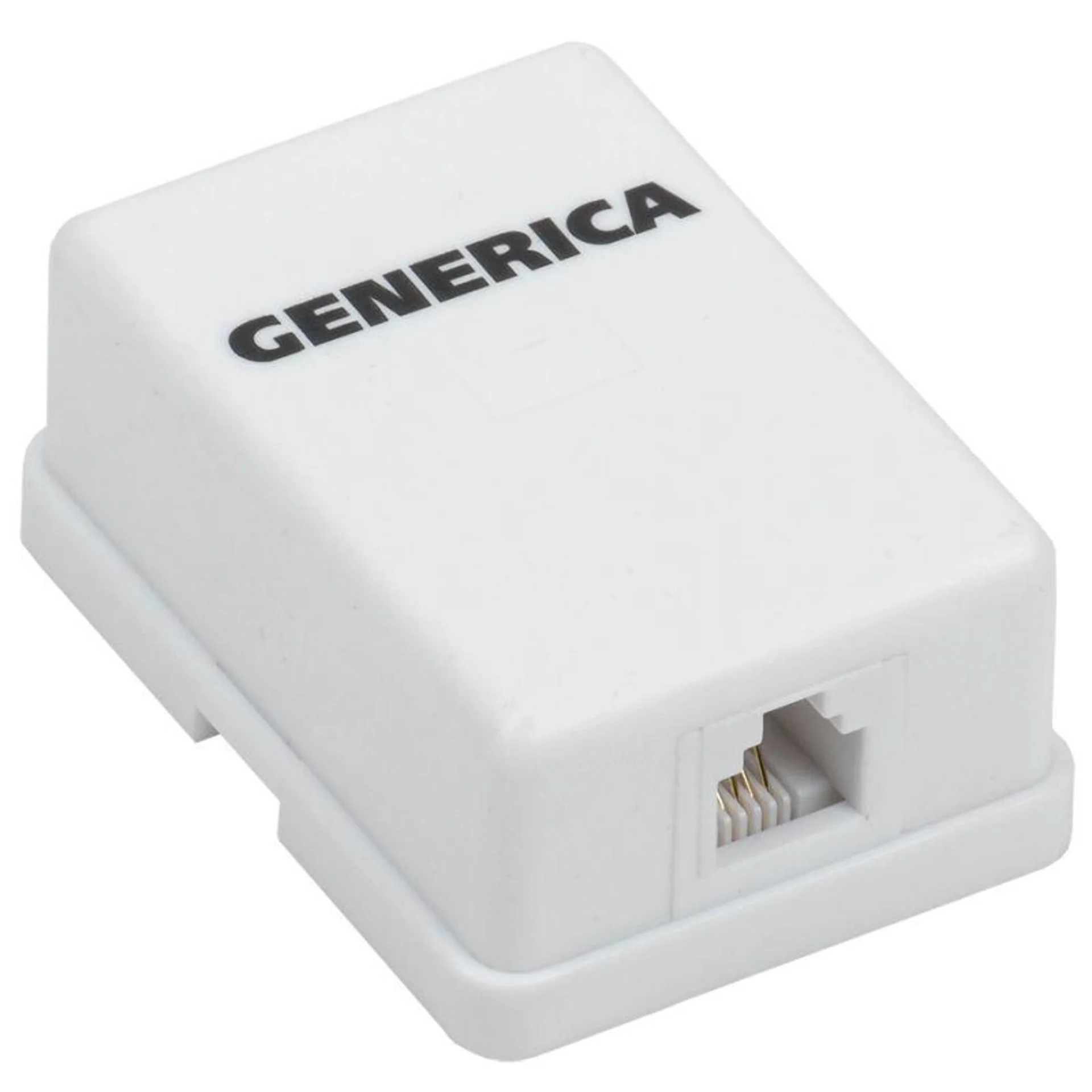 Розетка компьютерная 1-м ОП RJ12 кат.3 UTP GENERICA CS2-3C03U-12-G