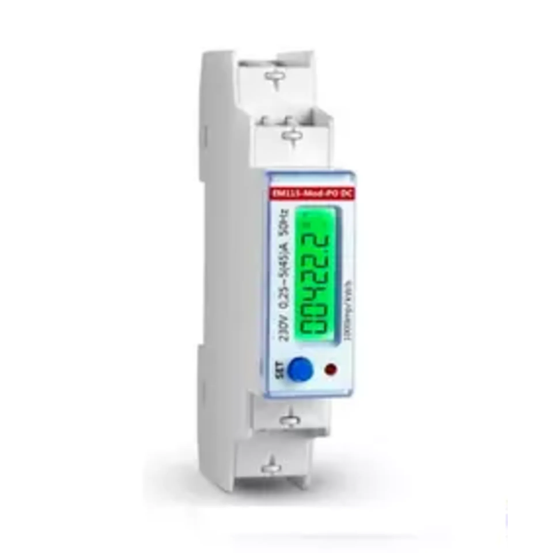 Счётчик электрической энергии EM115-MOD-PO DC, интерфейс RS485 MODBUS. крепление DIN