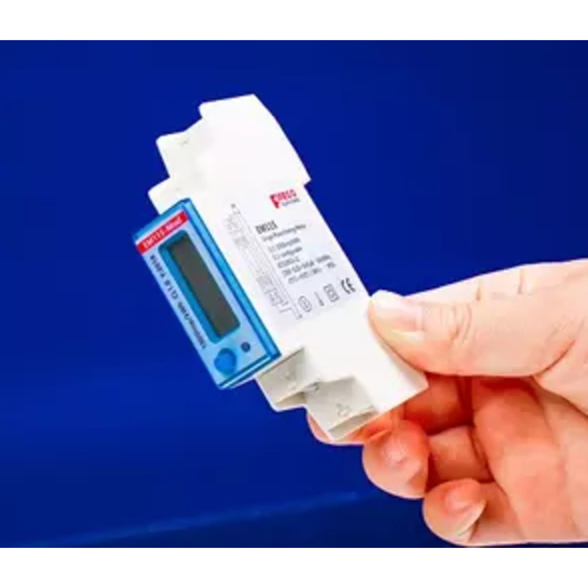 Счётчик электрической энергии EM115-MOD-PO DC, интерфейс RS485 MODBUS. крепление DIN