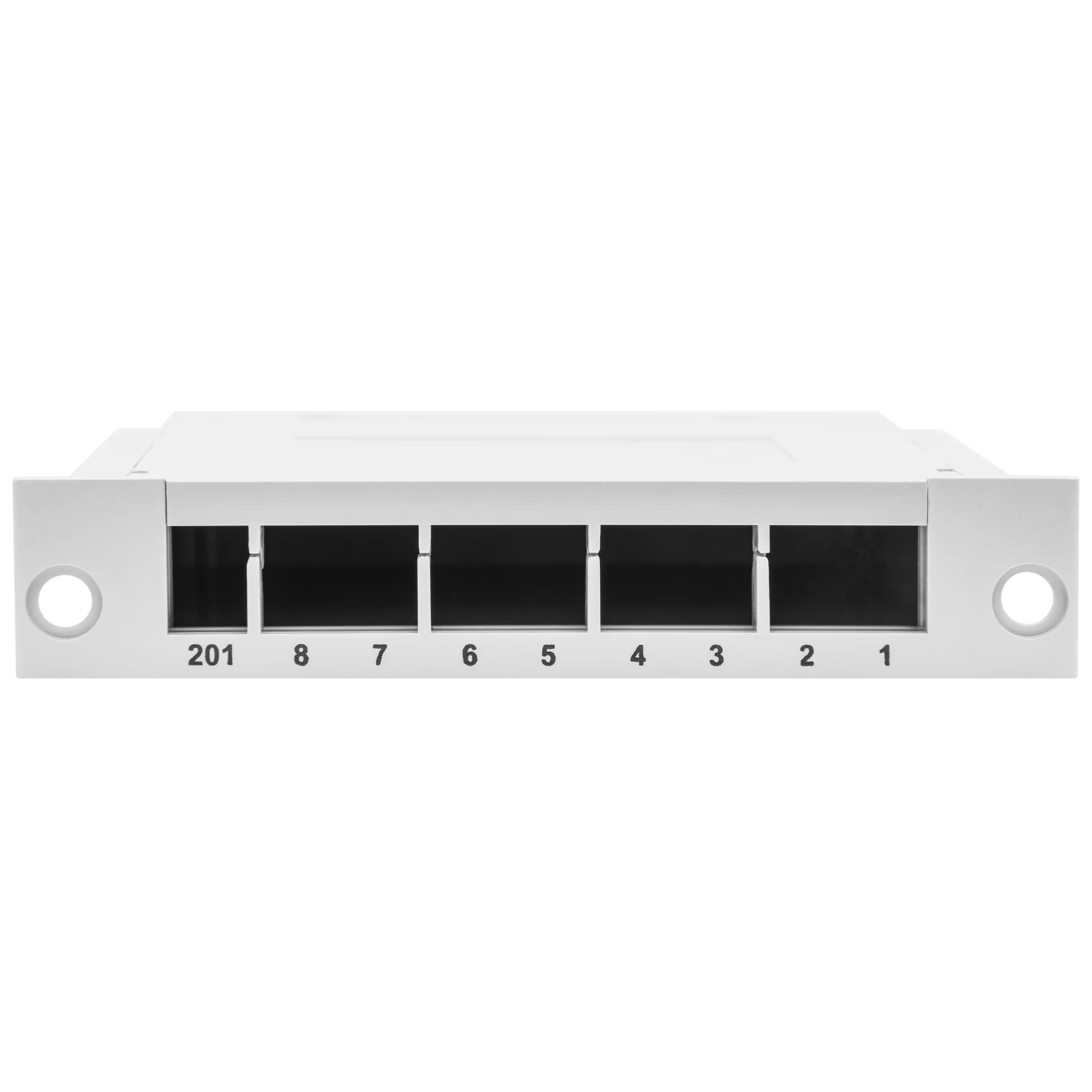 Пластиковая кассета для оптических распределительных коробок 8 портов SC