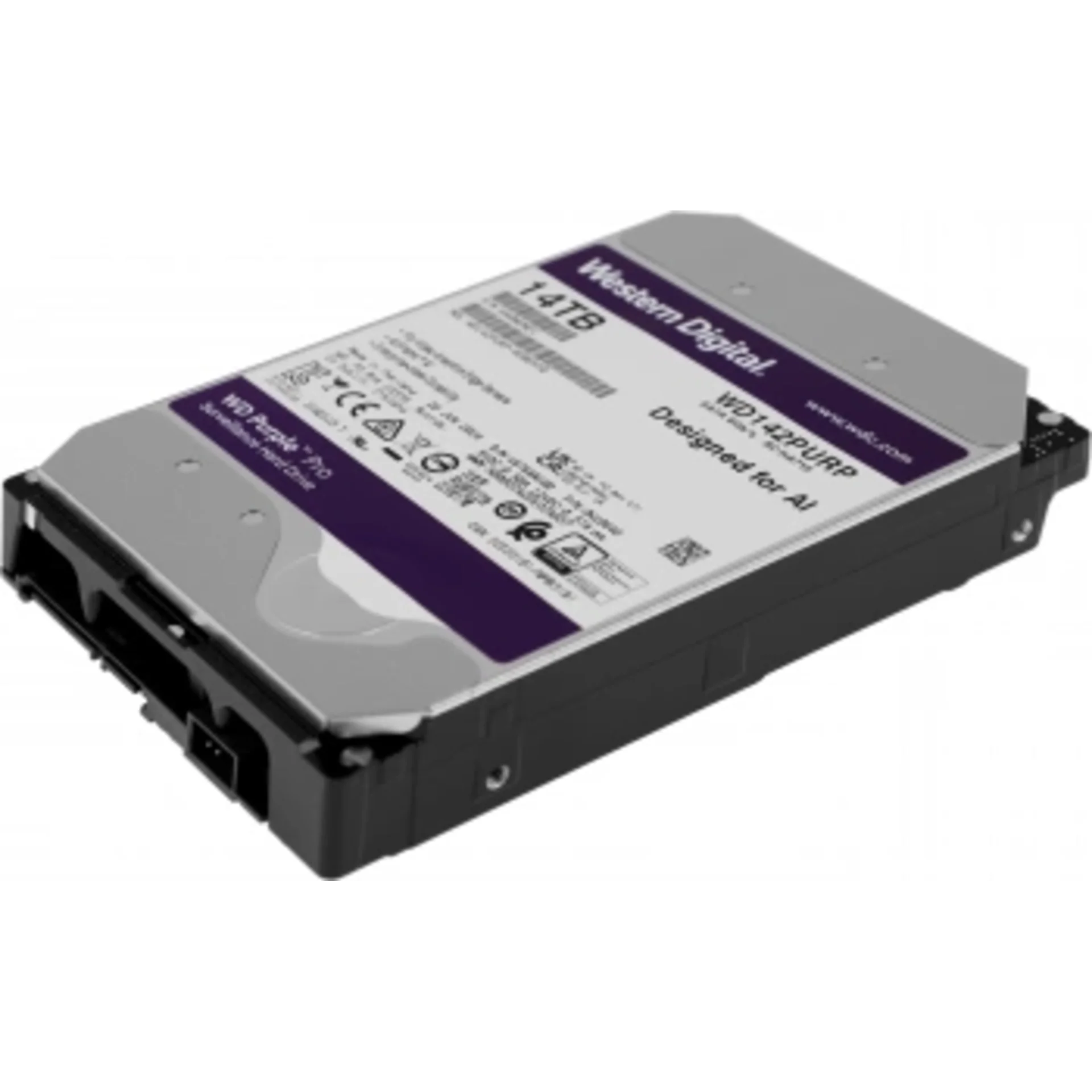 Жесткий диск WD SATA-III 14TB WD142PURP Surveillance Purple Pro (7200rpm) 512Mb 3.5"