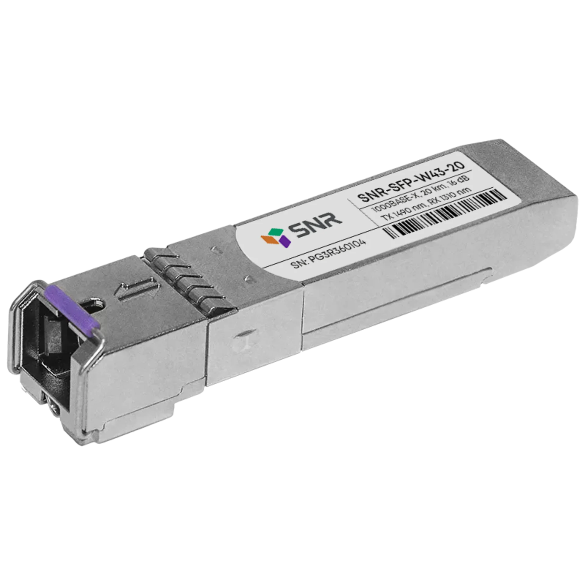 Модуль SFP WDM, дальность до 20км (12dB), 1490/1310nm