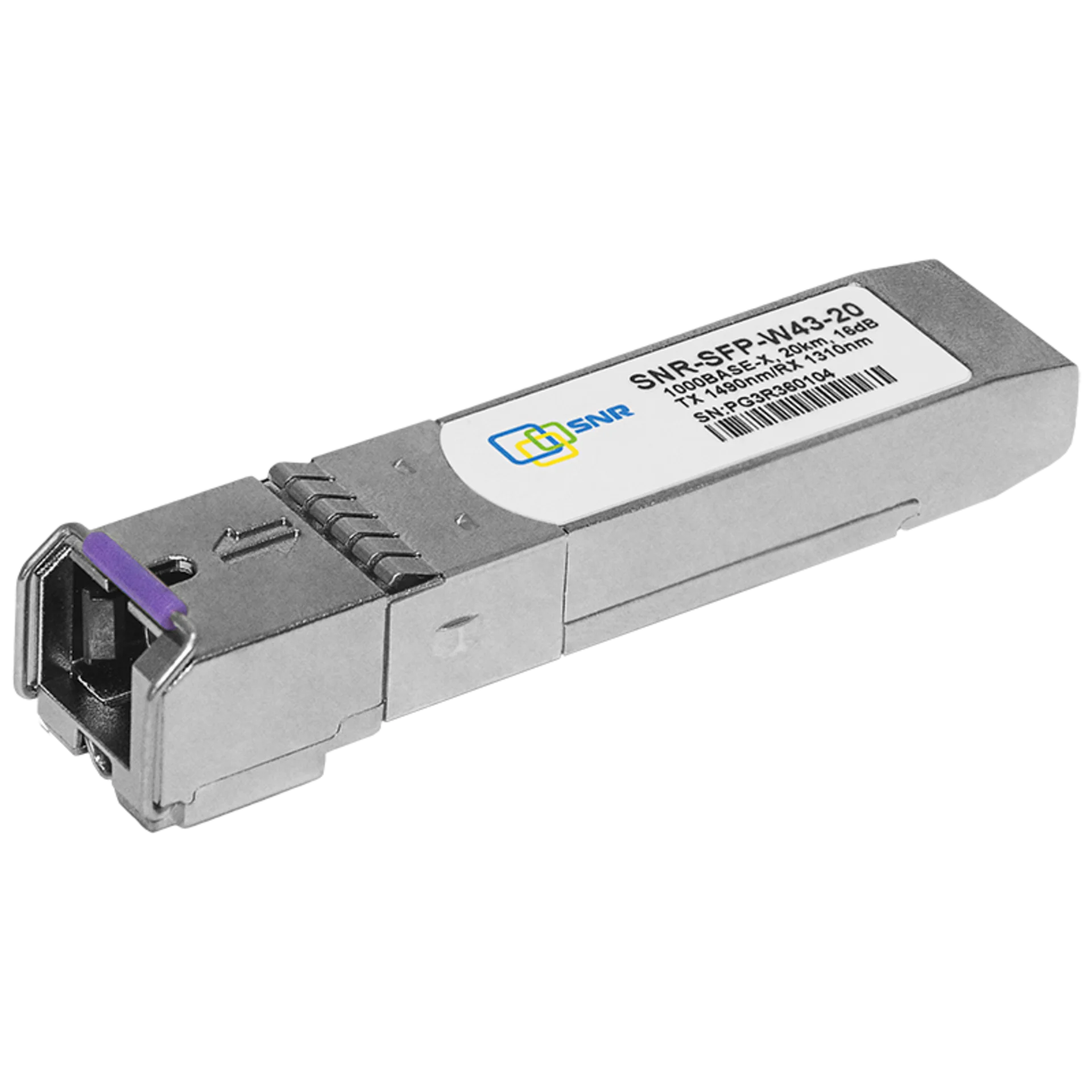 Модуль SFP WDM, дальность до 20км (12dB), 1490/1310nm