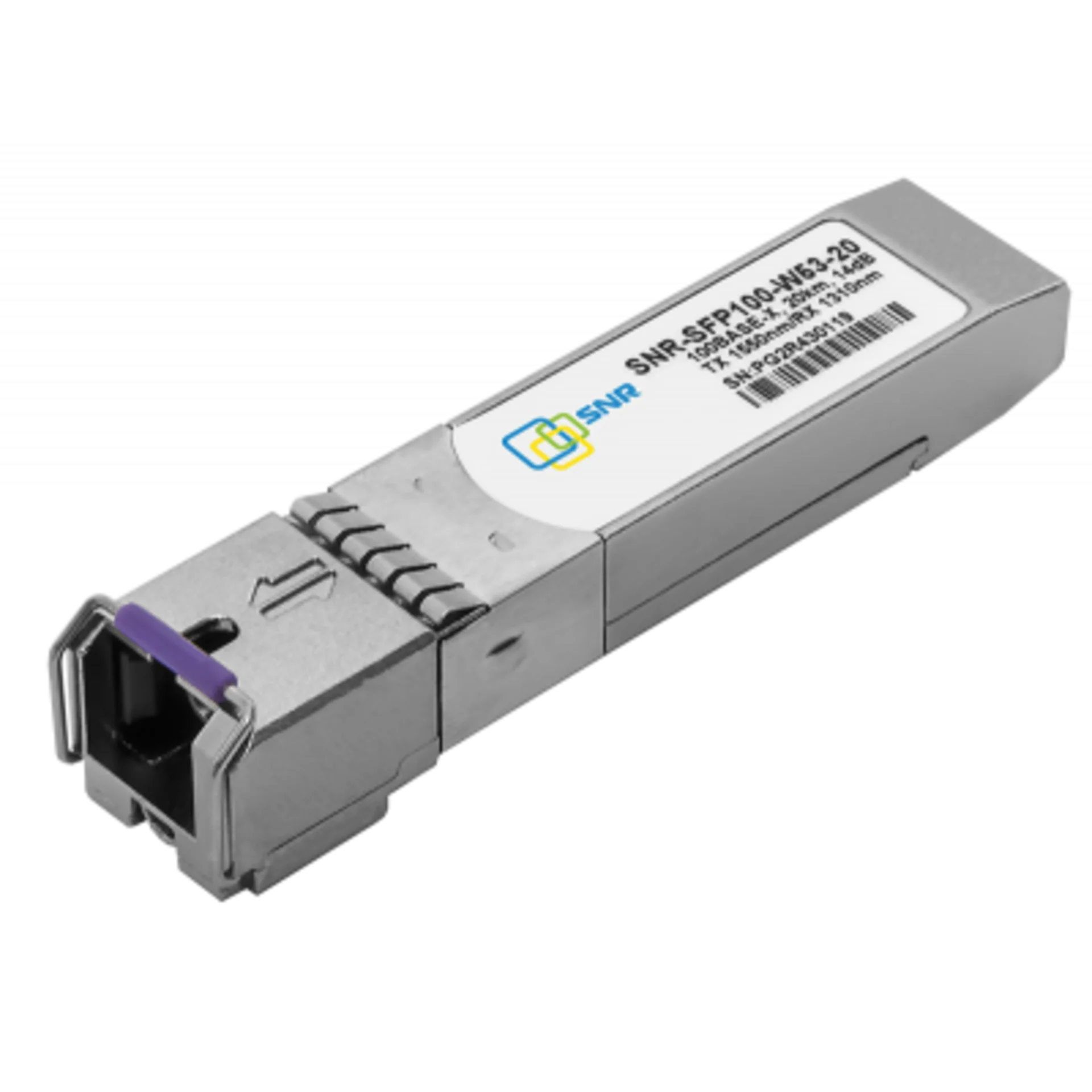 Модуль SFP WDM, дальность до 20км (12dB), 1550нм, 100Mb