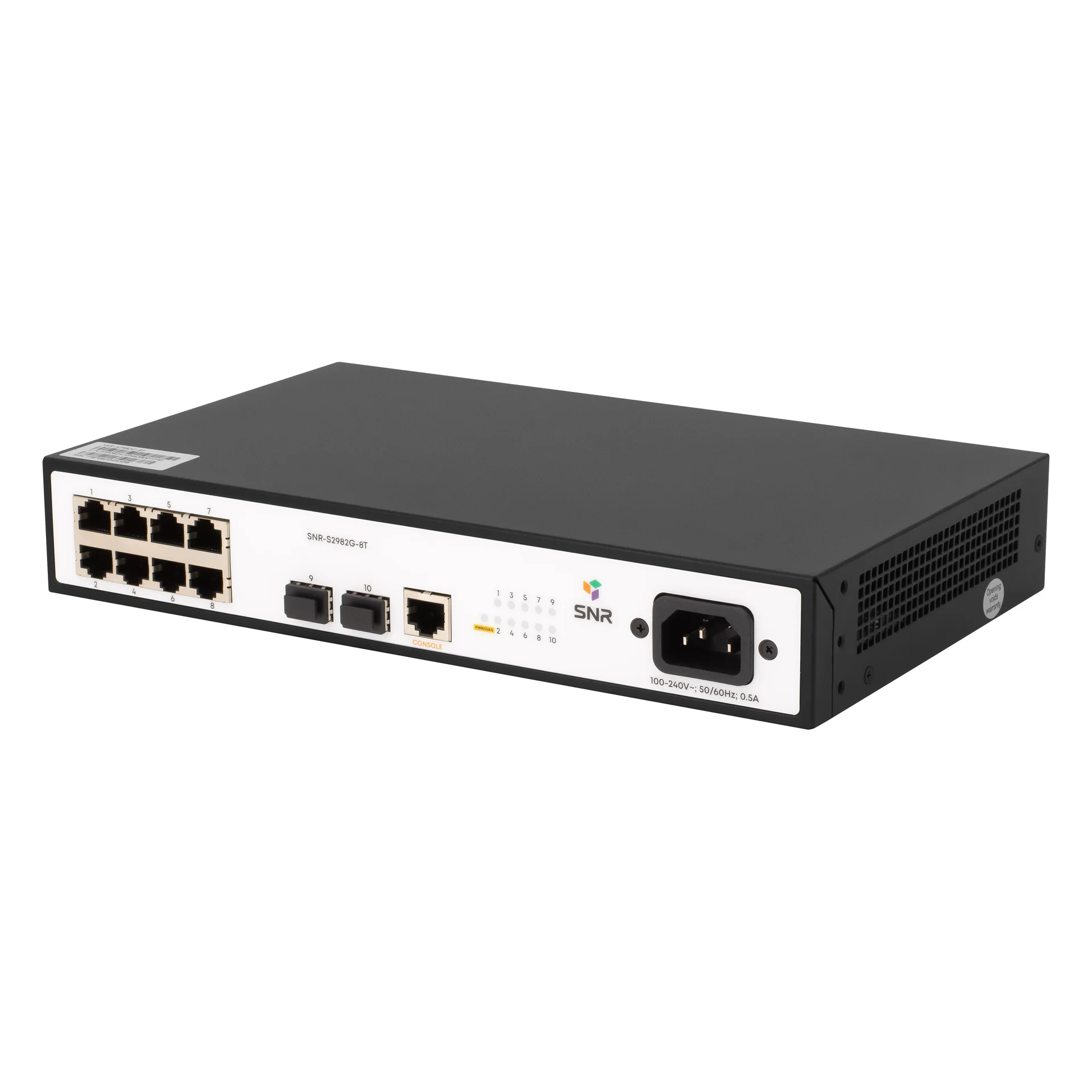 Управляемый коммутатор уровня 2 SNR-S2982G-8T-RPS